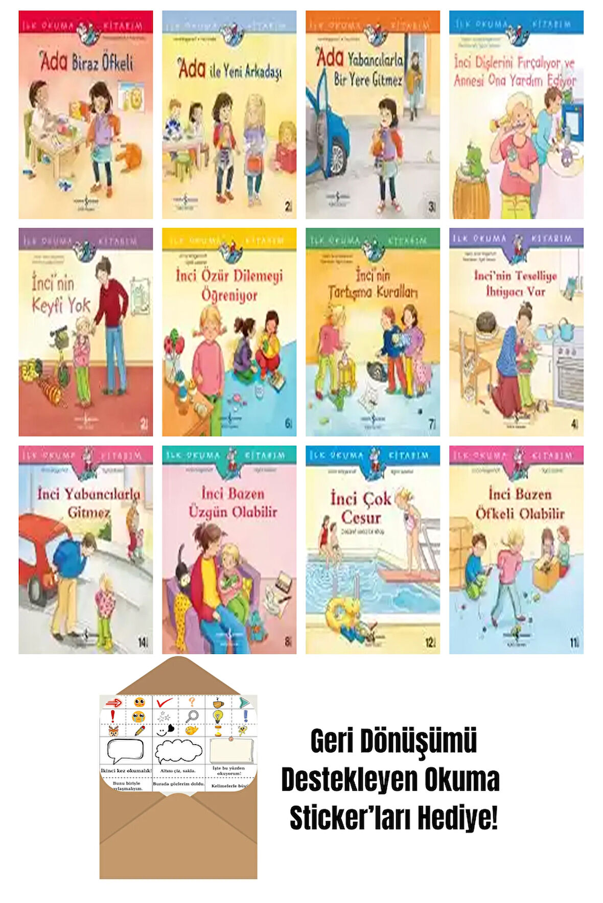 Anna Wagenhoff 12 Kitap Seti + Okuma Sticker'ları