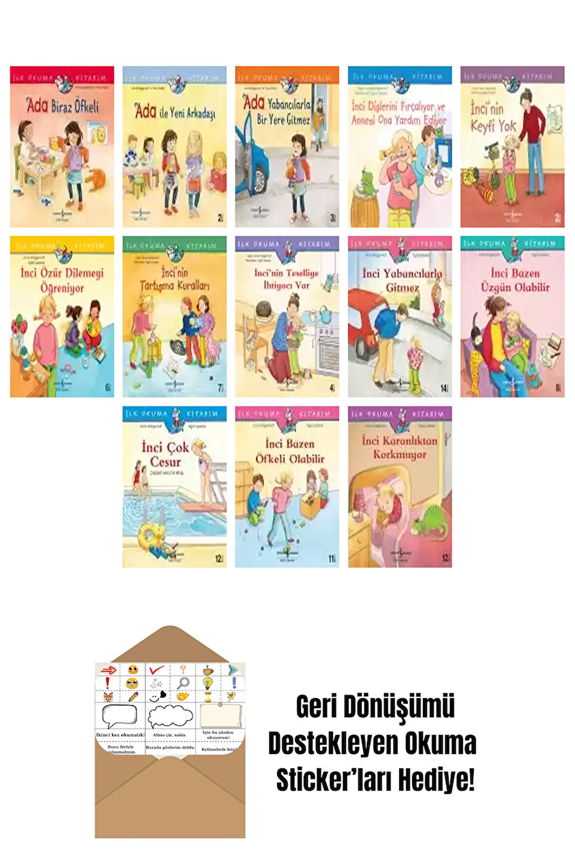 Anna Wagenhoff 13 Kitap Seti + Okuma Sticker'ları