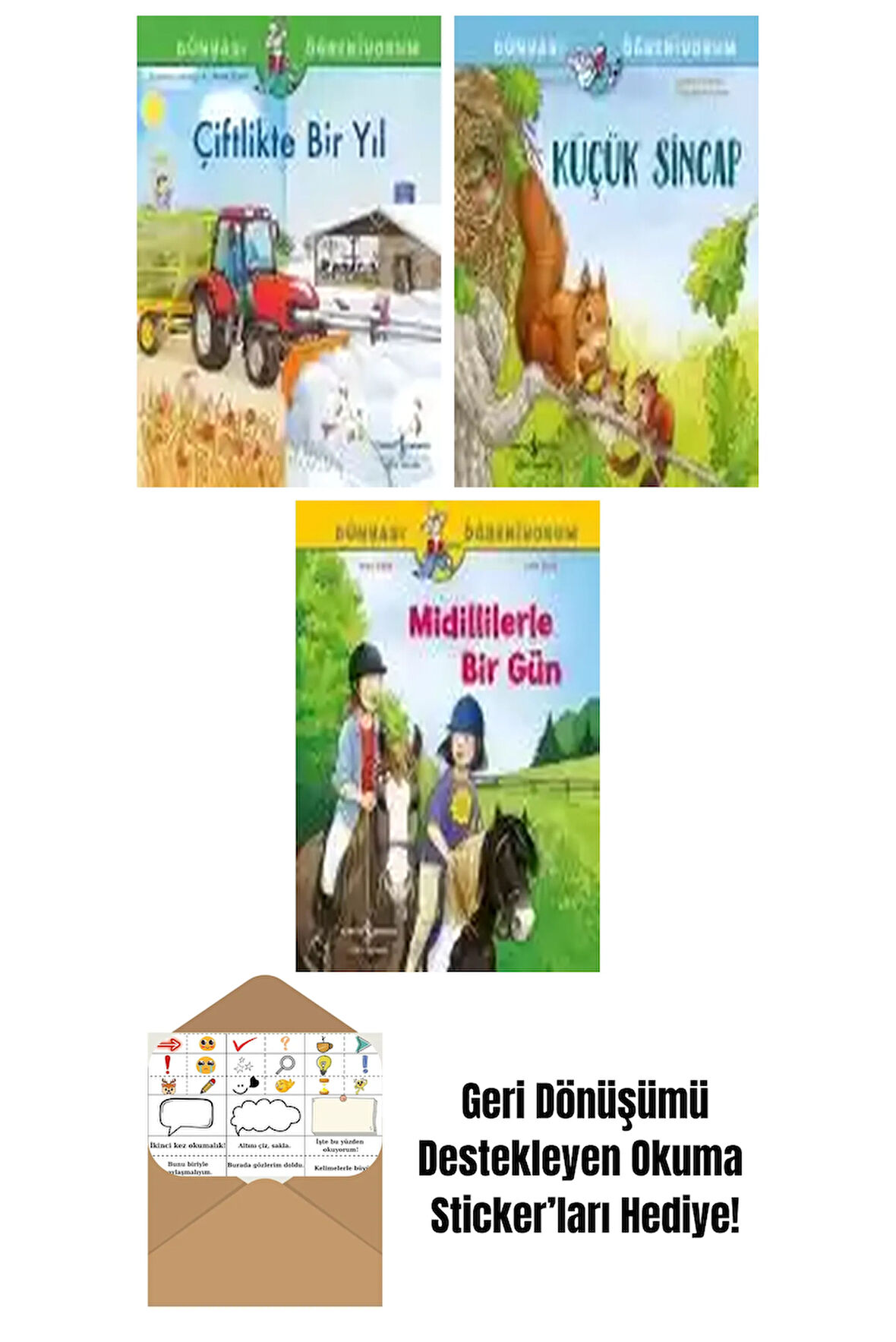 Anne Ebert 3 Kitap Seti + Okuma Sticker'ları