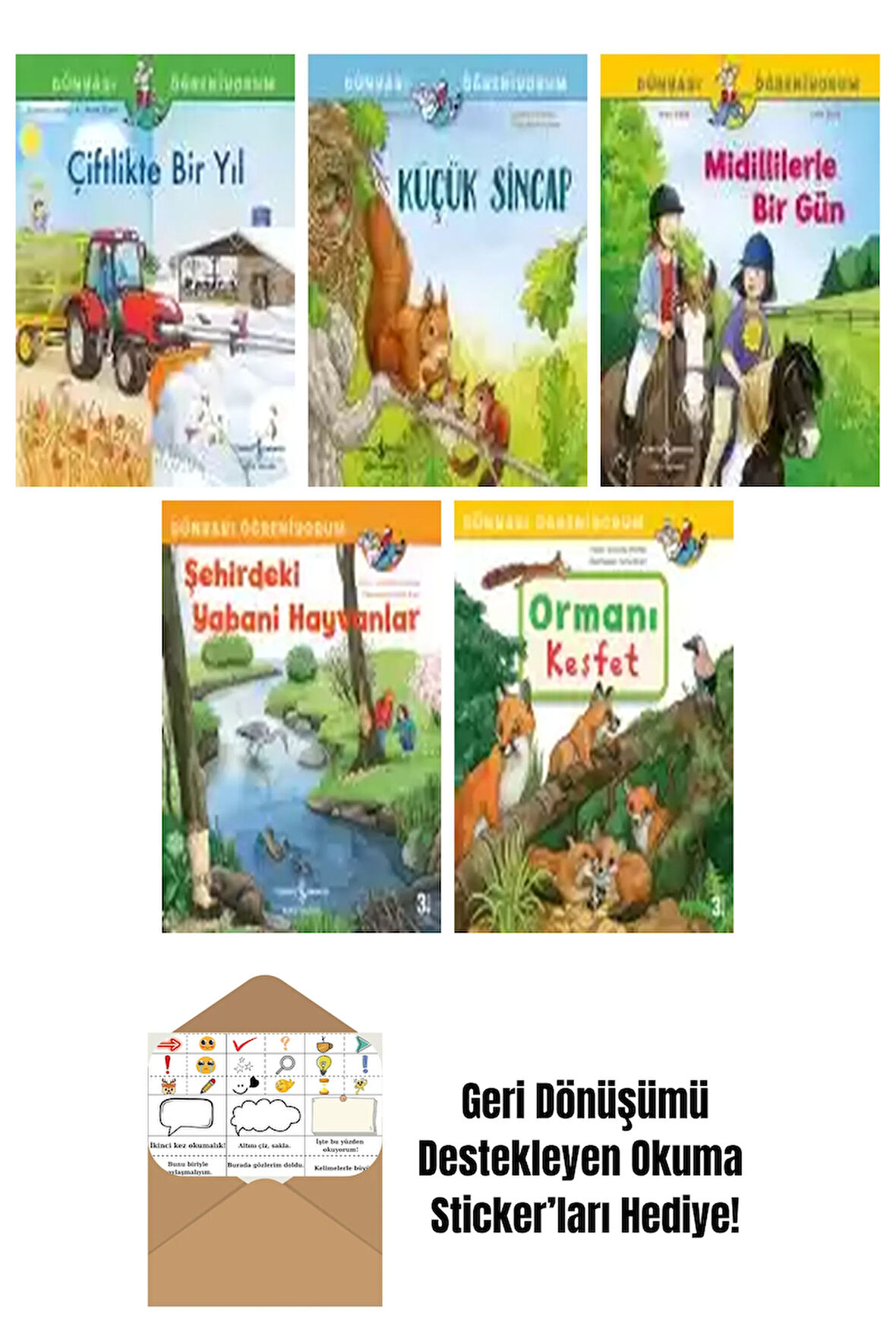 Anne Ebert 5 Kitap Seti + Okuma Sticker'ları