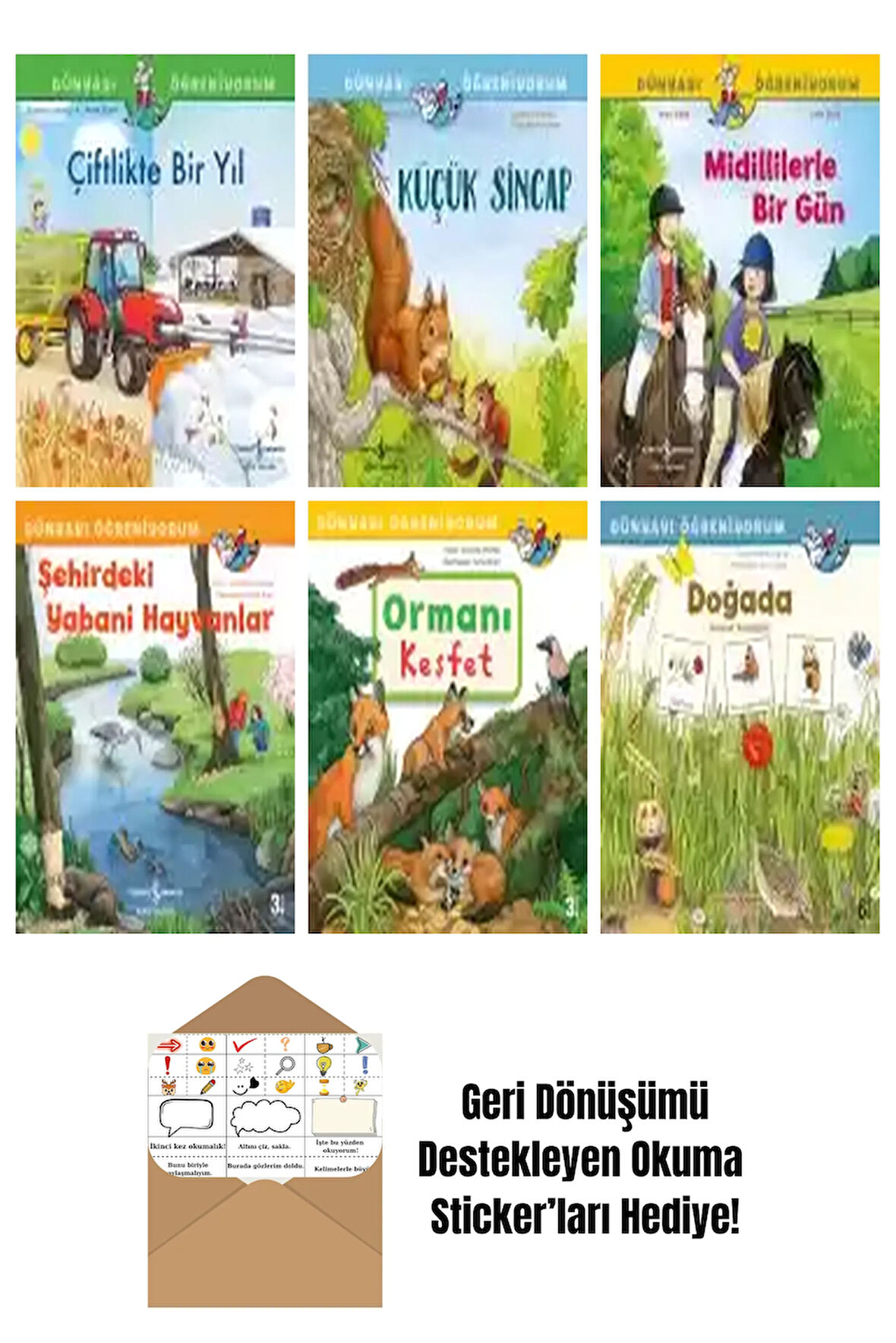 Anne Ebert 6 Kitap Seti + Okuma Sticker'ları