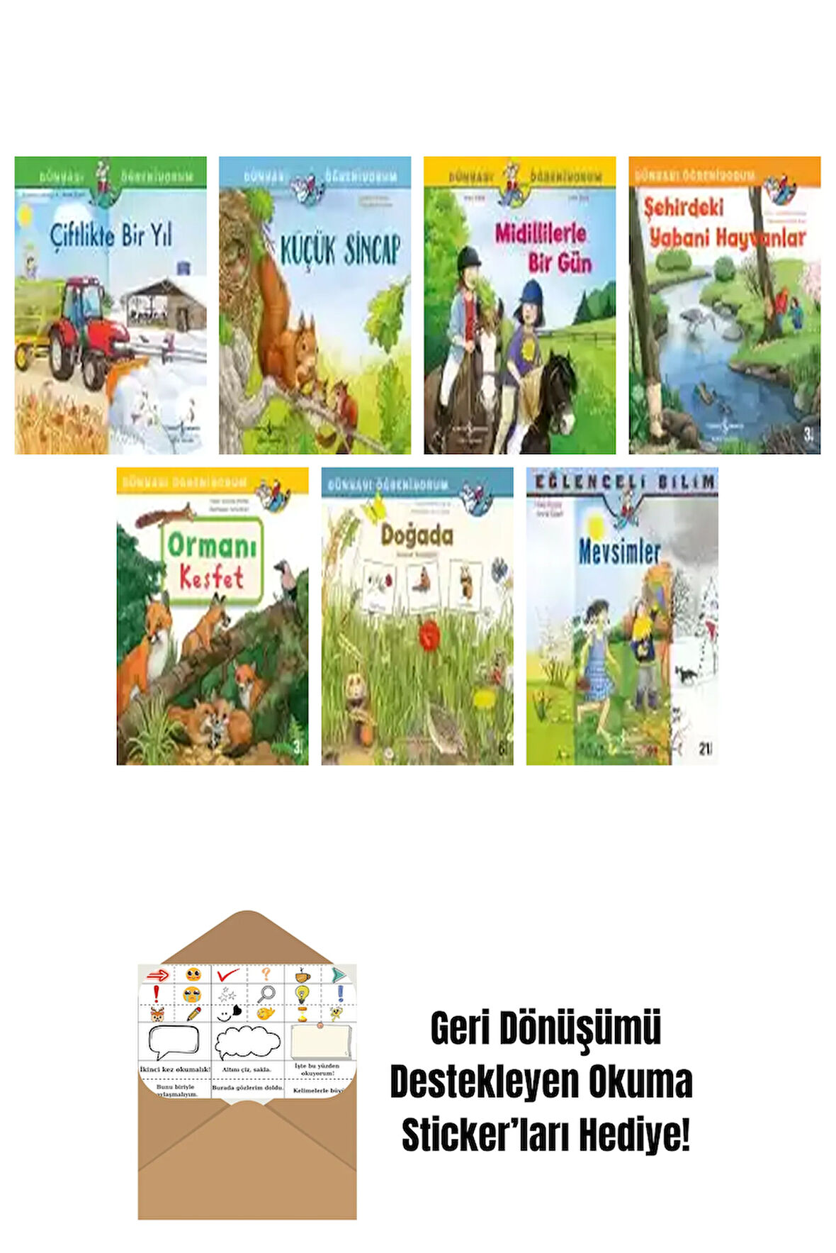 Anne Ebert 7 Kitap Seti + Okuma Sticker'ları