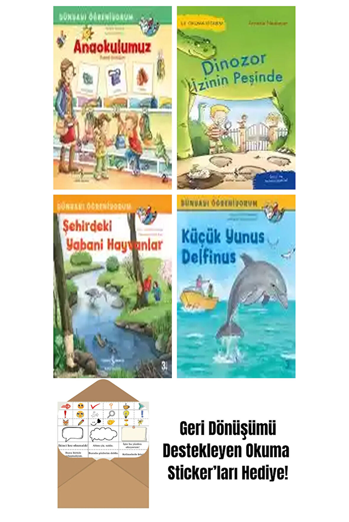 Annette Neubauer 4 Kitap Seti + Okuma Sticker'ları