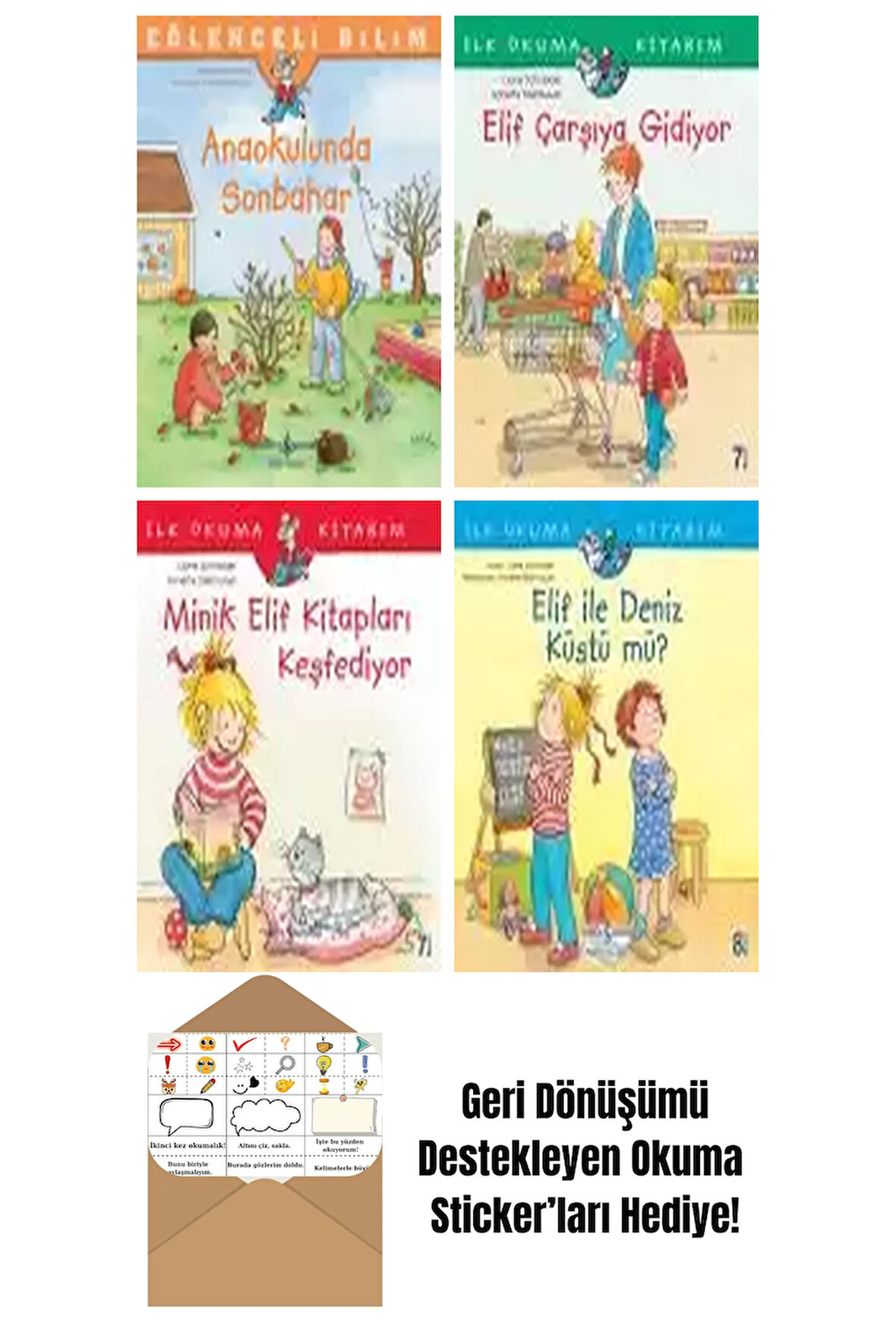 Annette Steinhauer 4 Kitap Seti + Okuma Sticker'ları