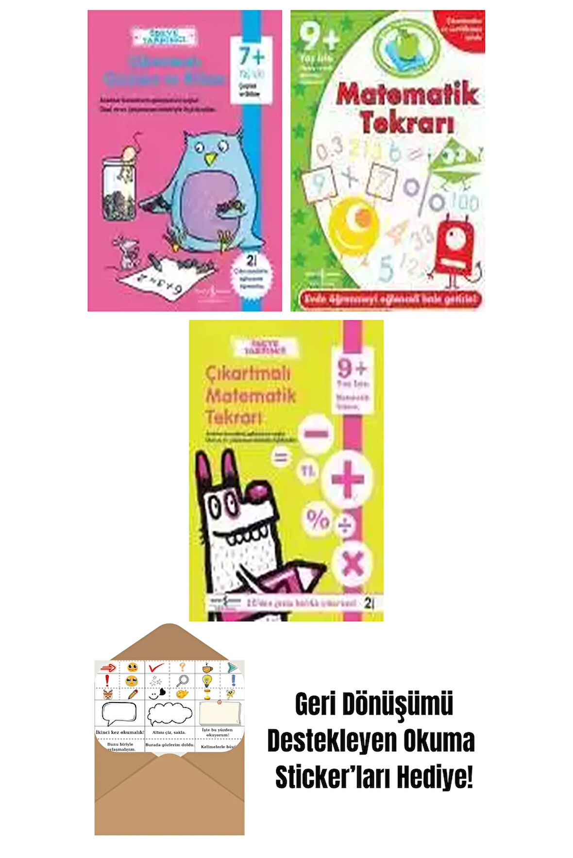 Avni Uysal 3 Kitap Seti + Okuma Sticker'ları