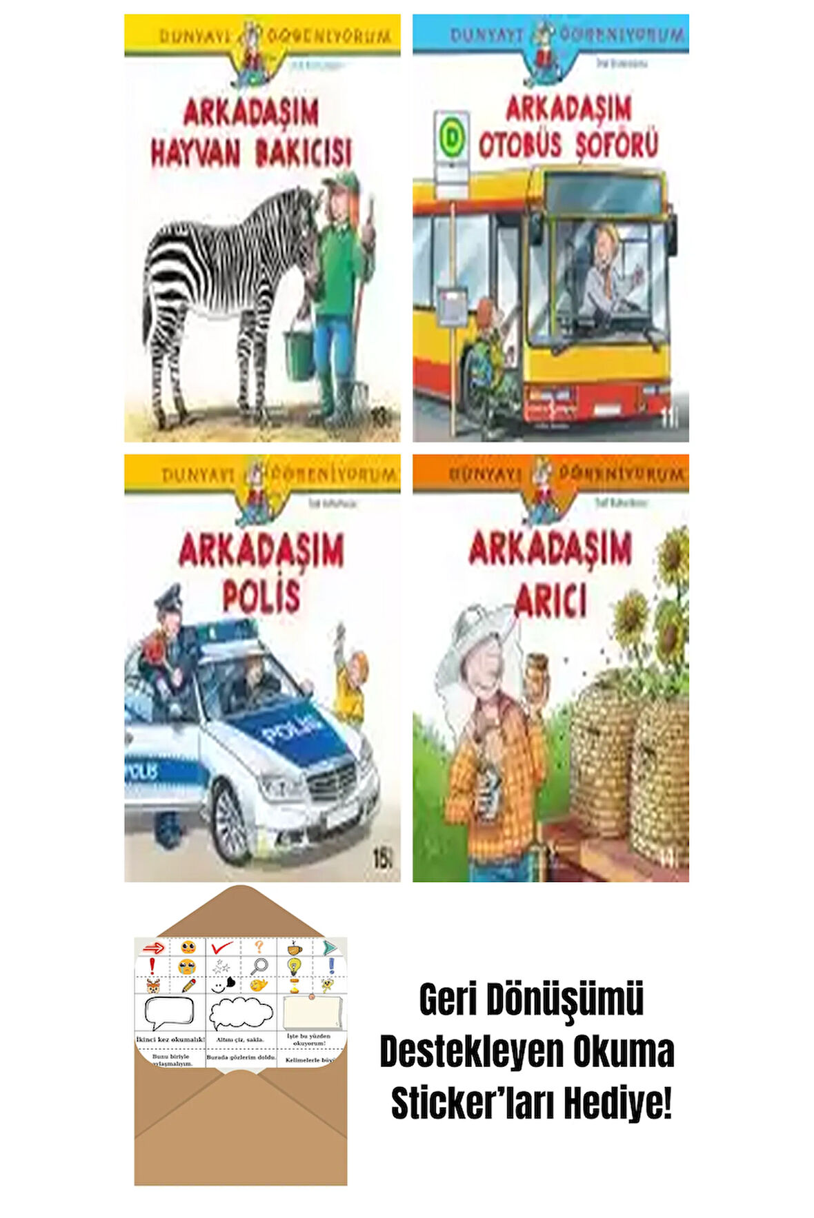Ayça Sabuncuoğlu 4 Kitap Seti + Okuma Sticker'ları