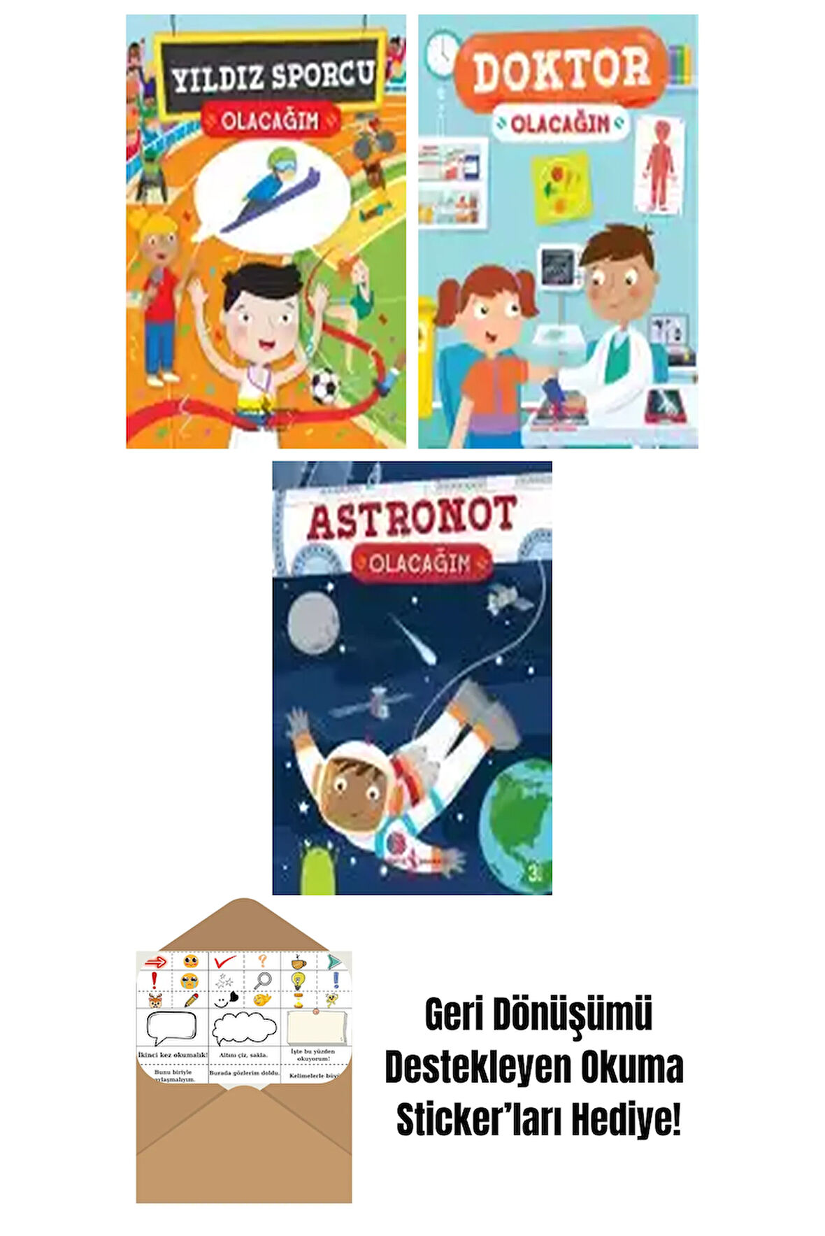 Catherine Ard 3 Kitap Seti + Okuma Sticker'ları