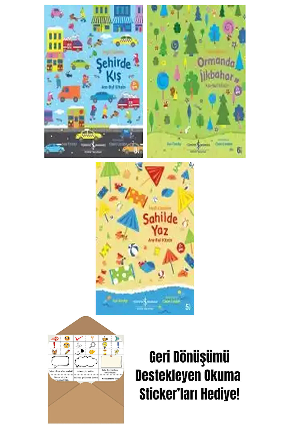 Claire Lordon 3 Kitap Seti + Okuma Sticker'ları