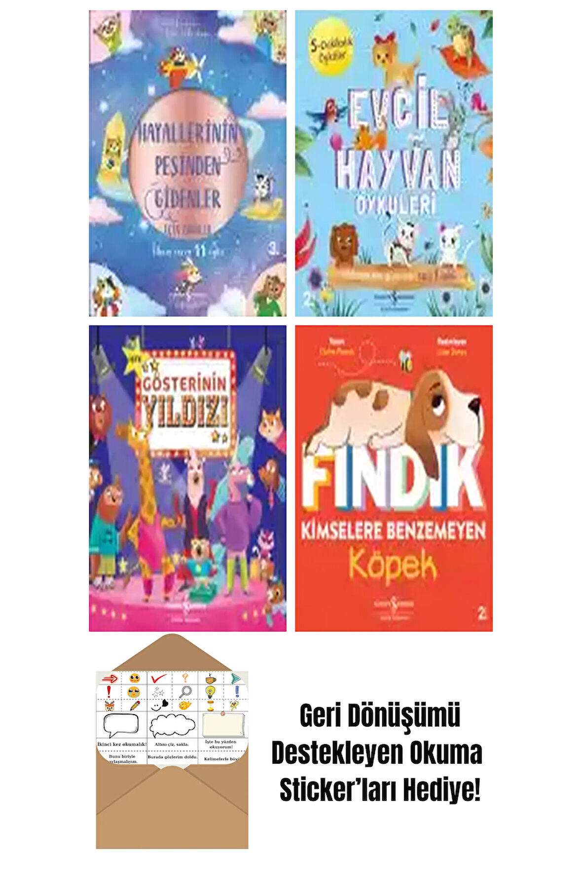 Claire Mowat 4 Kitap Seti + Okuma Sticker'ları