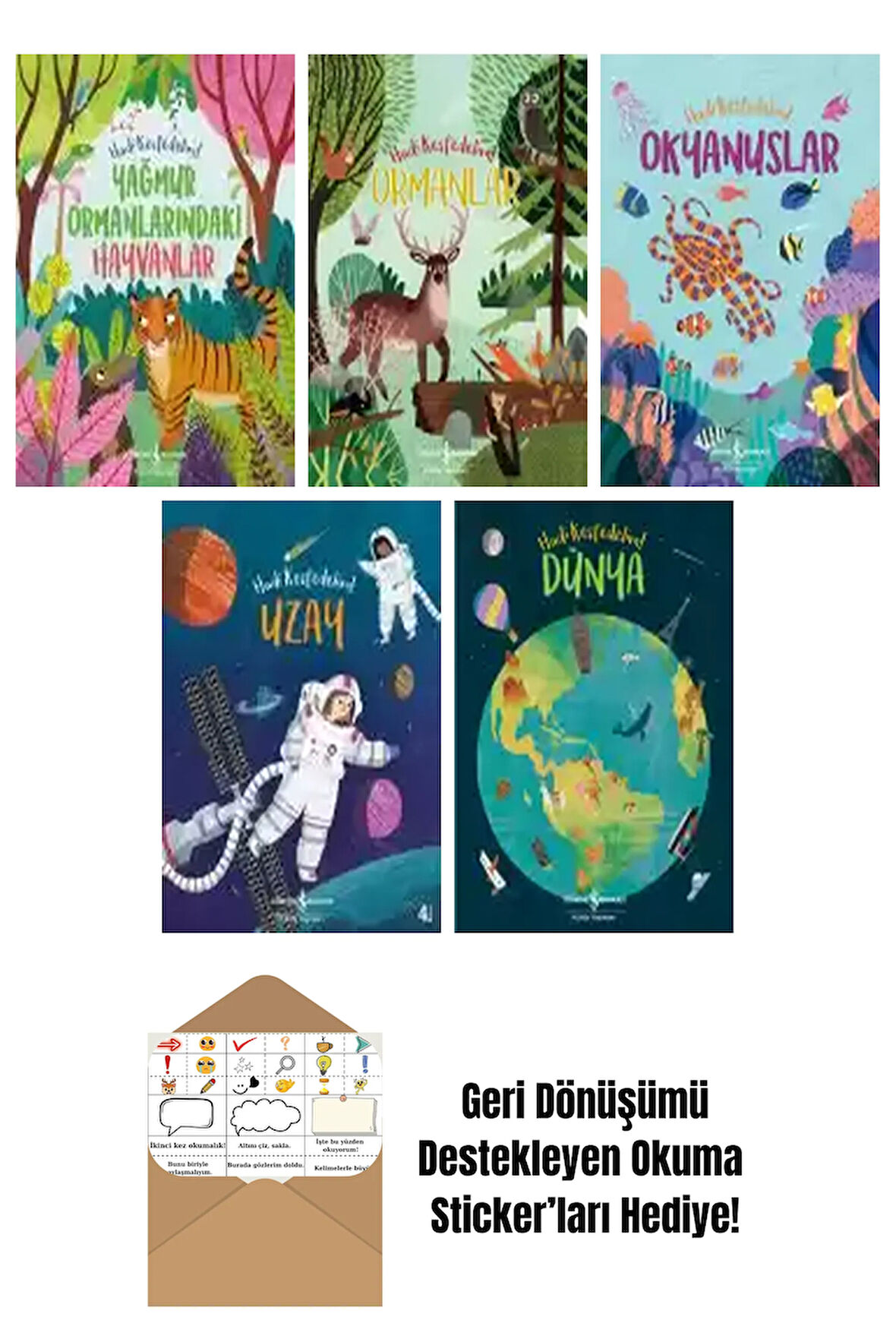 Claire Philip 5 Kitap Seti + Okuma Sticker'ları