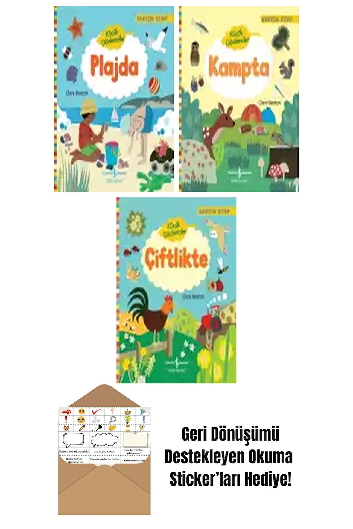 Clare Beaton 3 Kitap Seti + Okuma Sticker'ları