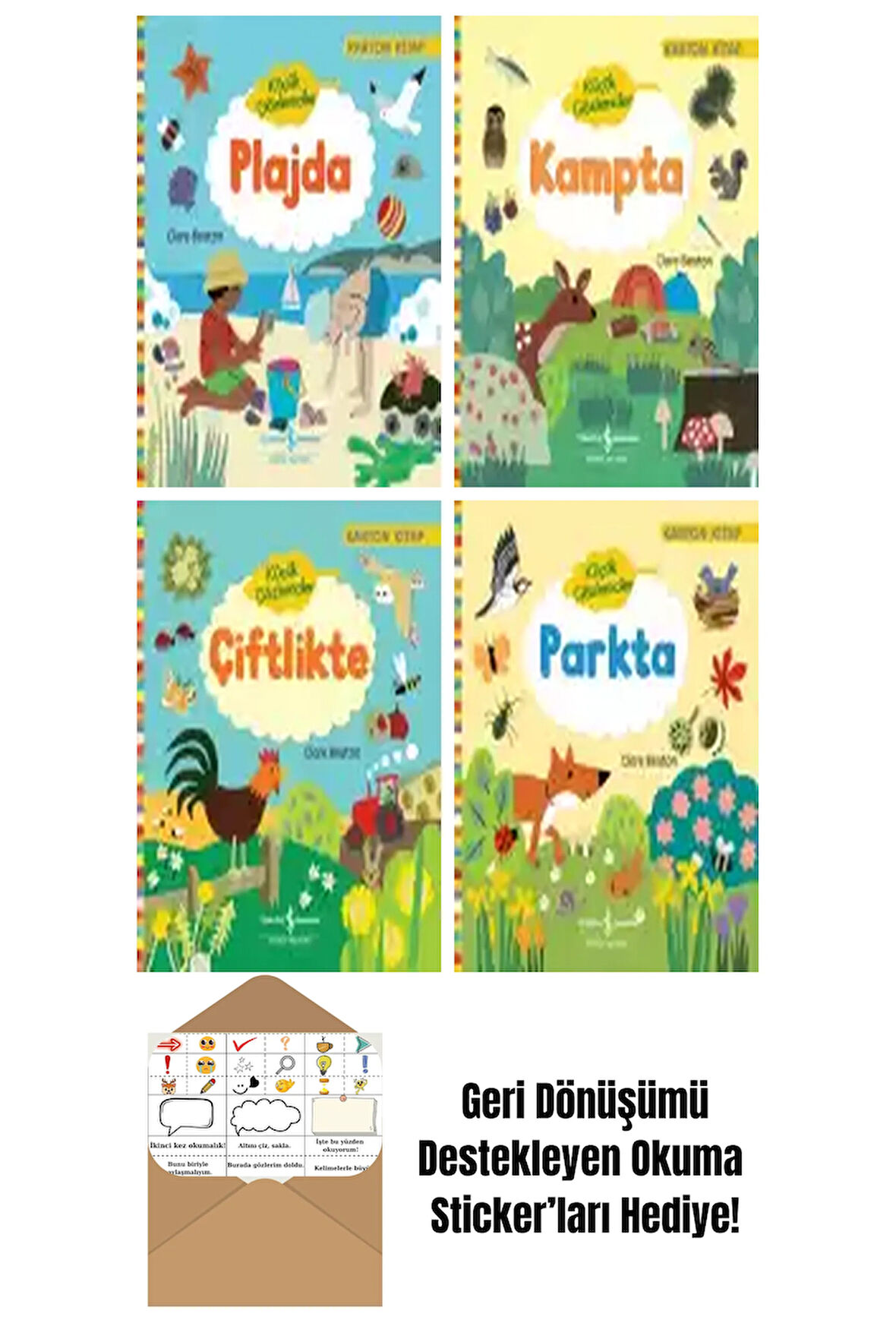 Clare Beaton 4 Kitap Seti + Okuma Sticker'ları