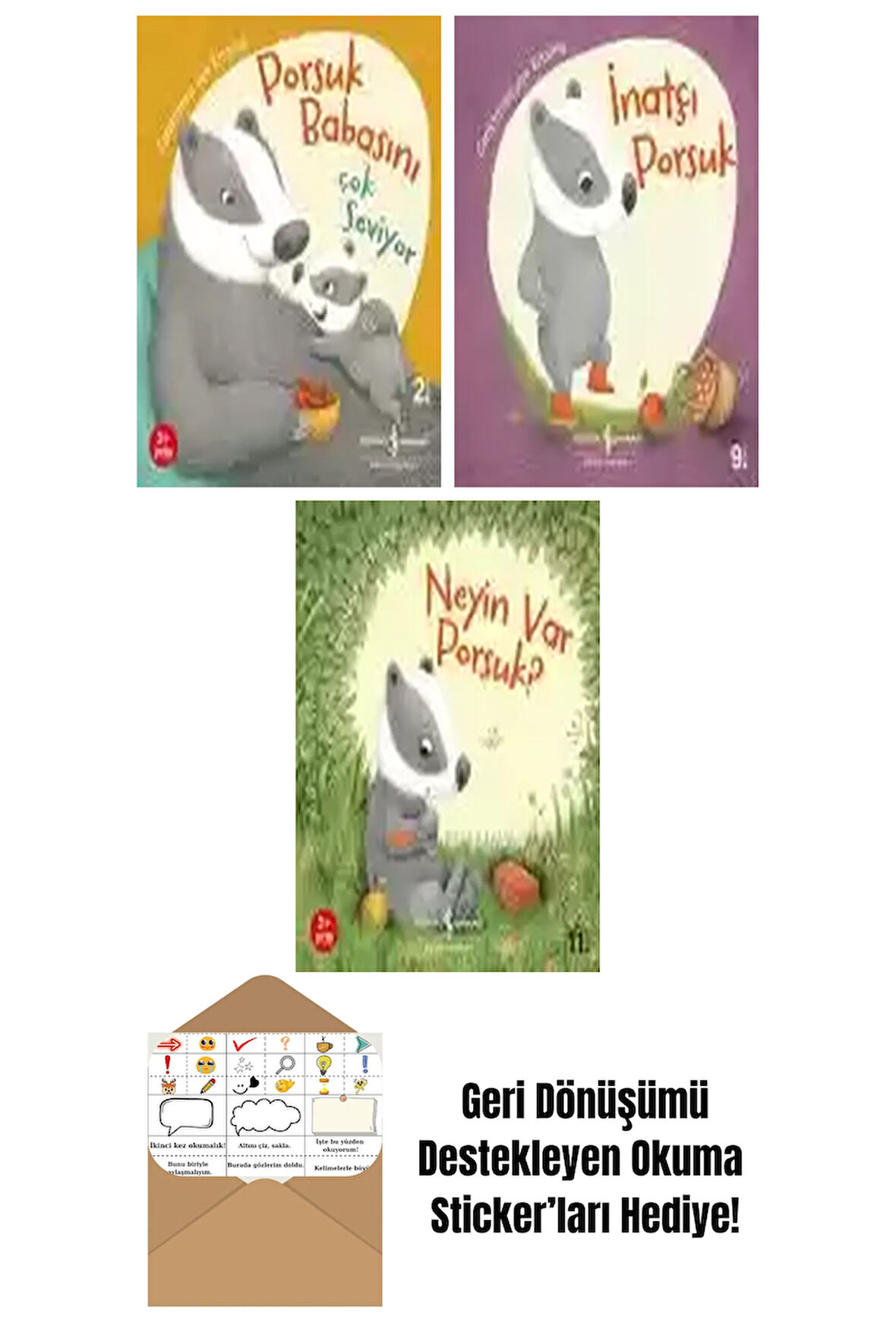 Constanze Von Kitzing 3 Kitap Seti + Okuma Sticker'ları