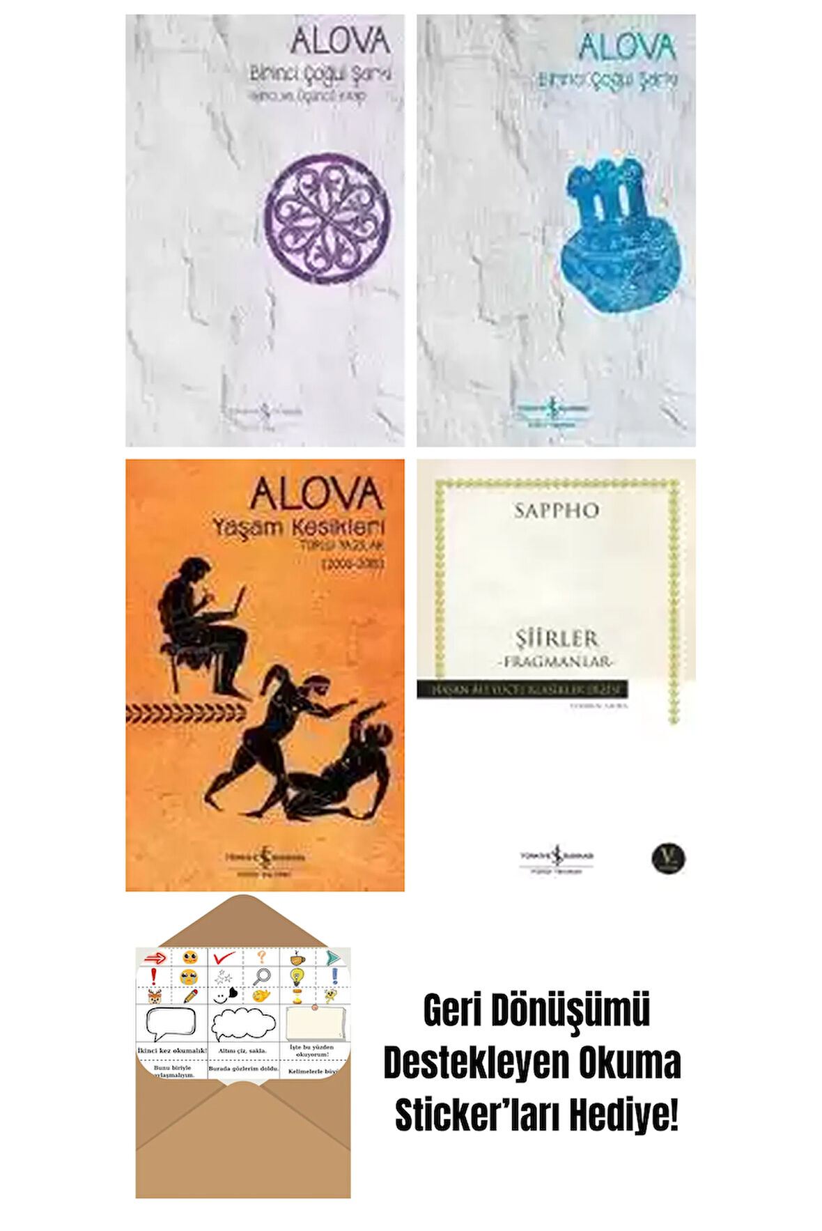 Erdal Alova 4 Kitap Seti + Okuma Sticker'ları