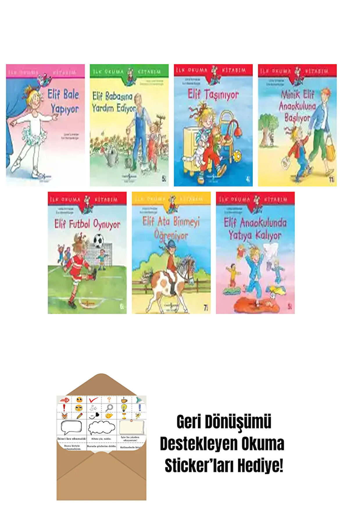 Eva Wenzel-Bürger 7 Kitap Seti + Okuma Sticker'ları