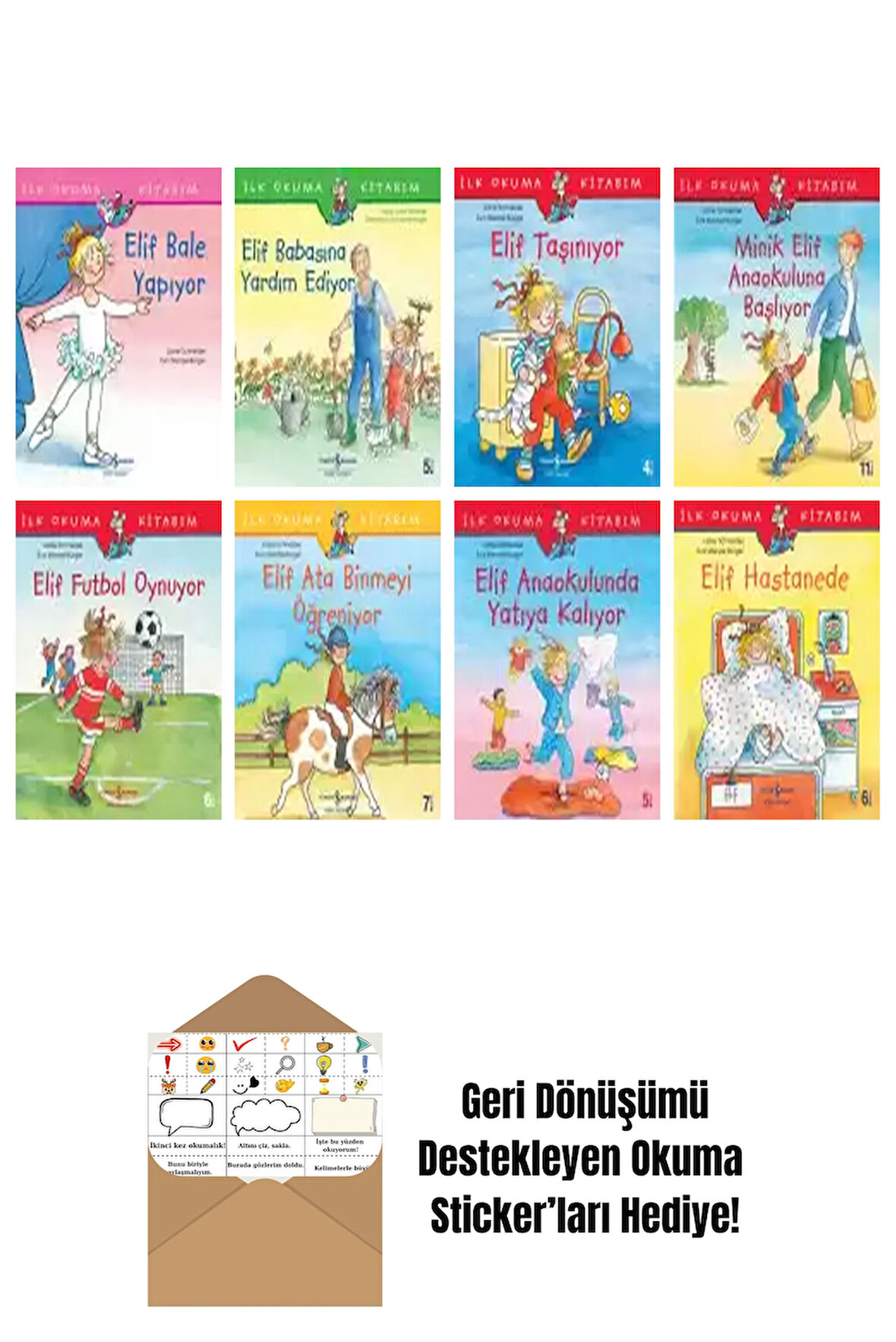 Eva Wenzel-Bürger 8 Kitap Seti + Okuma Sticker'ları