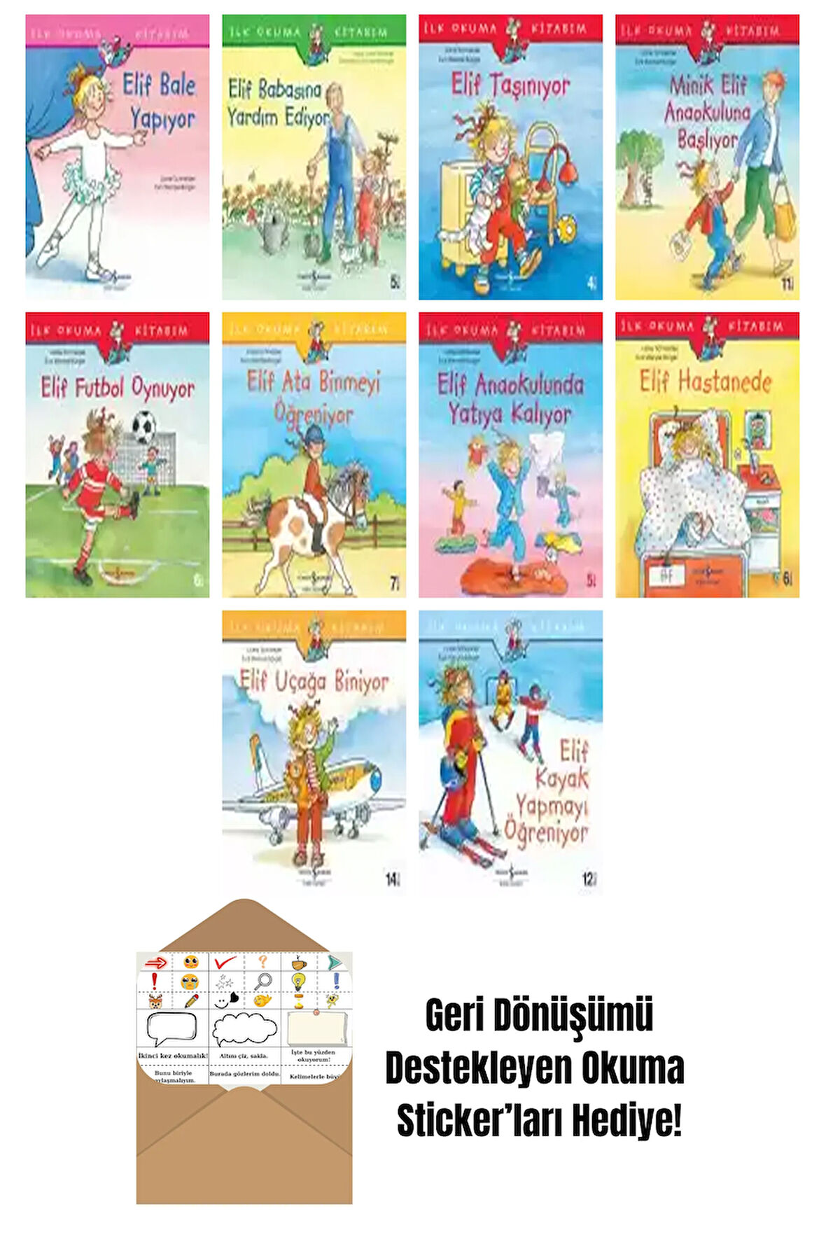 Eva Wenzel-Bürger 10 Kitap Seti + Okuma Sticker'ları