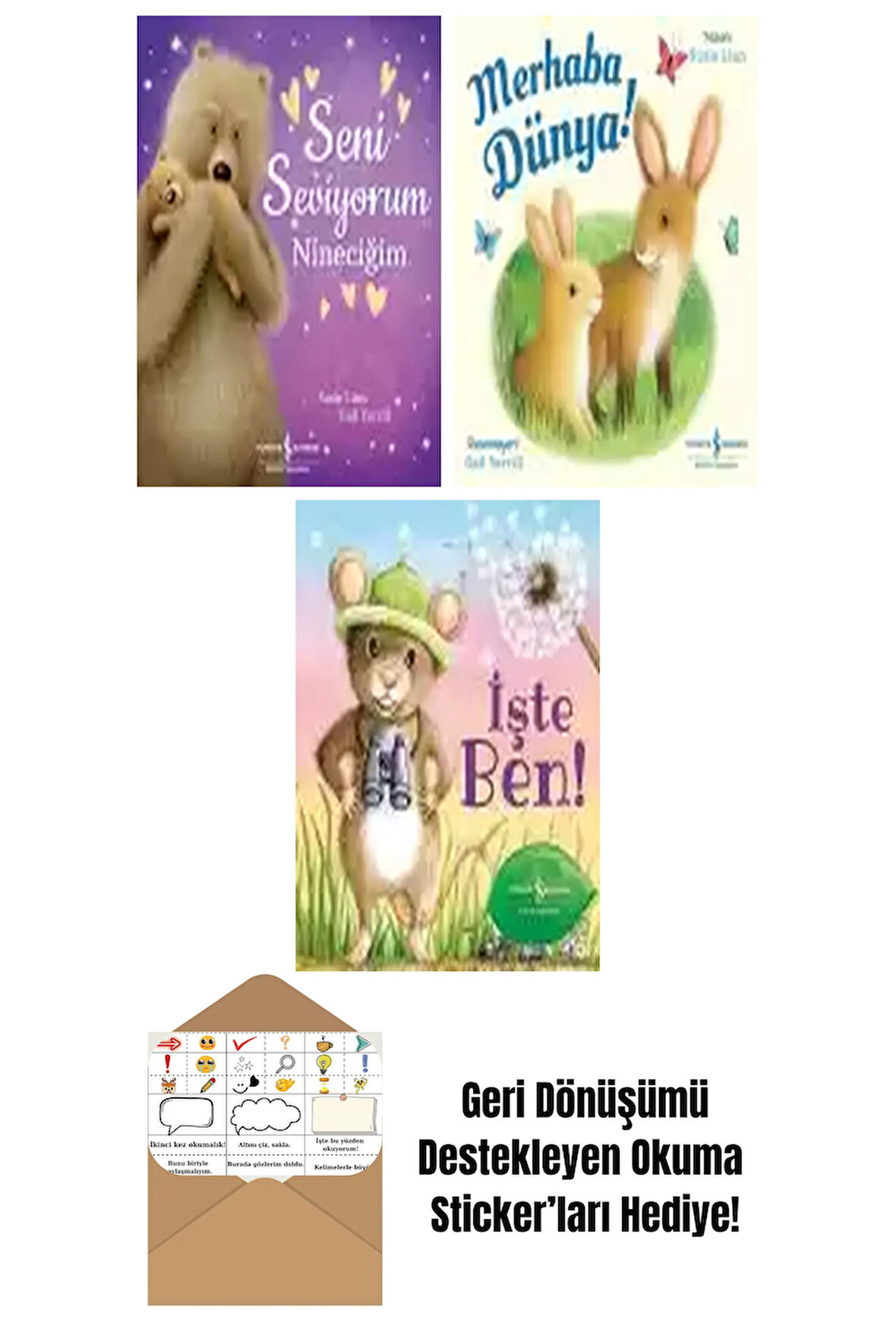 Gail Yerrill 3 Kitap Seti + Okuma Sticker'ları