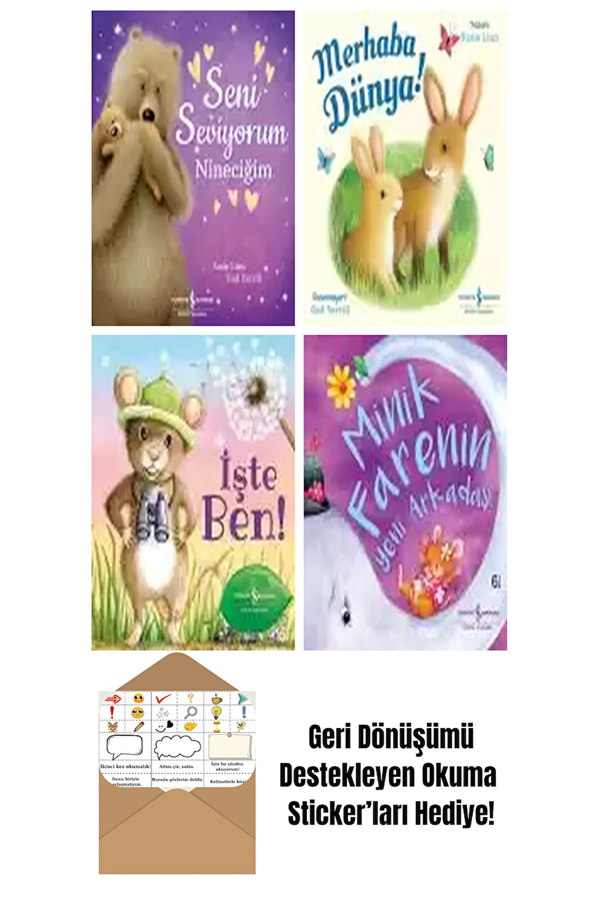 Gail Yerrill 4 Kitap Seti + Okuma Sticker'ları