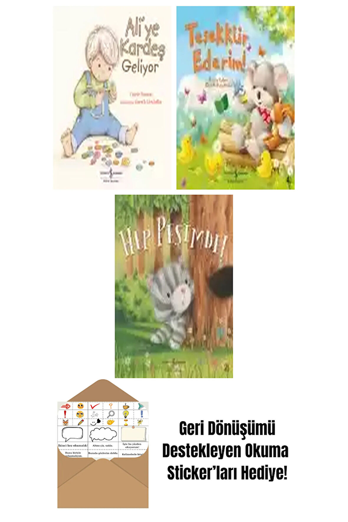 Gareth Llewhellin 3 Kitap Seti + Okuma Sticker'ları