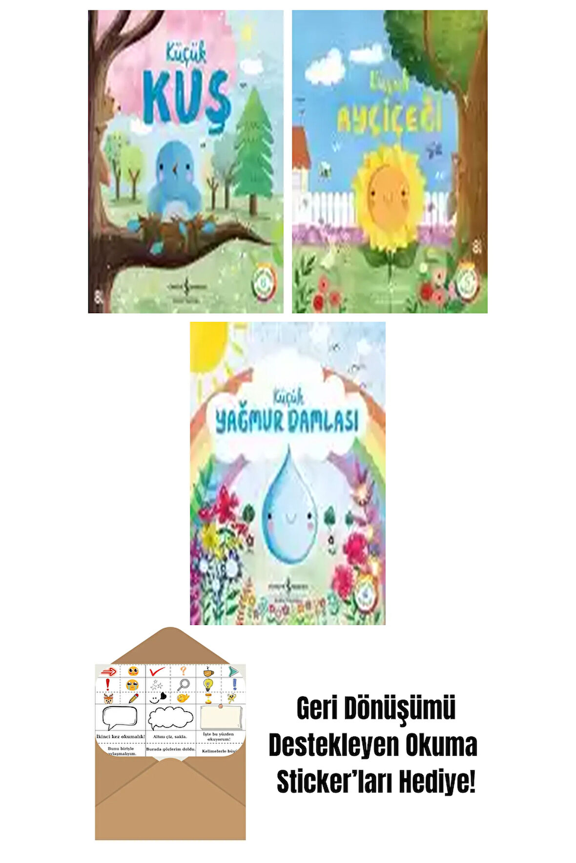 Gina Maldonado 3 Kitap Seti + Okuma Sticker'ları