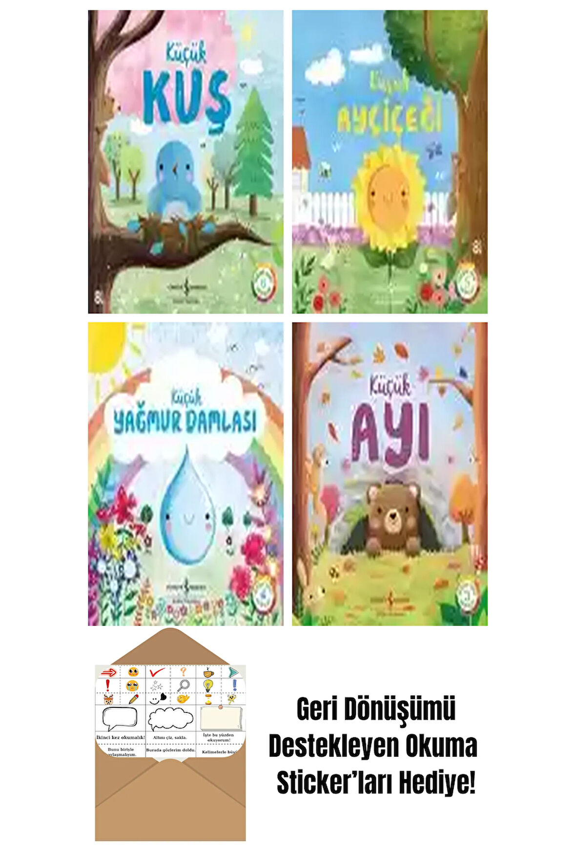 Gina Maldonado 4 Kitap Seti + Okuma Sticker'ları