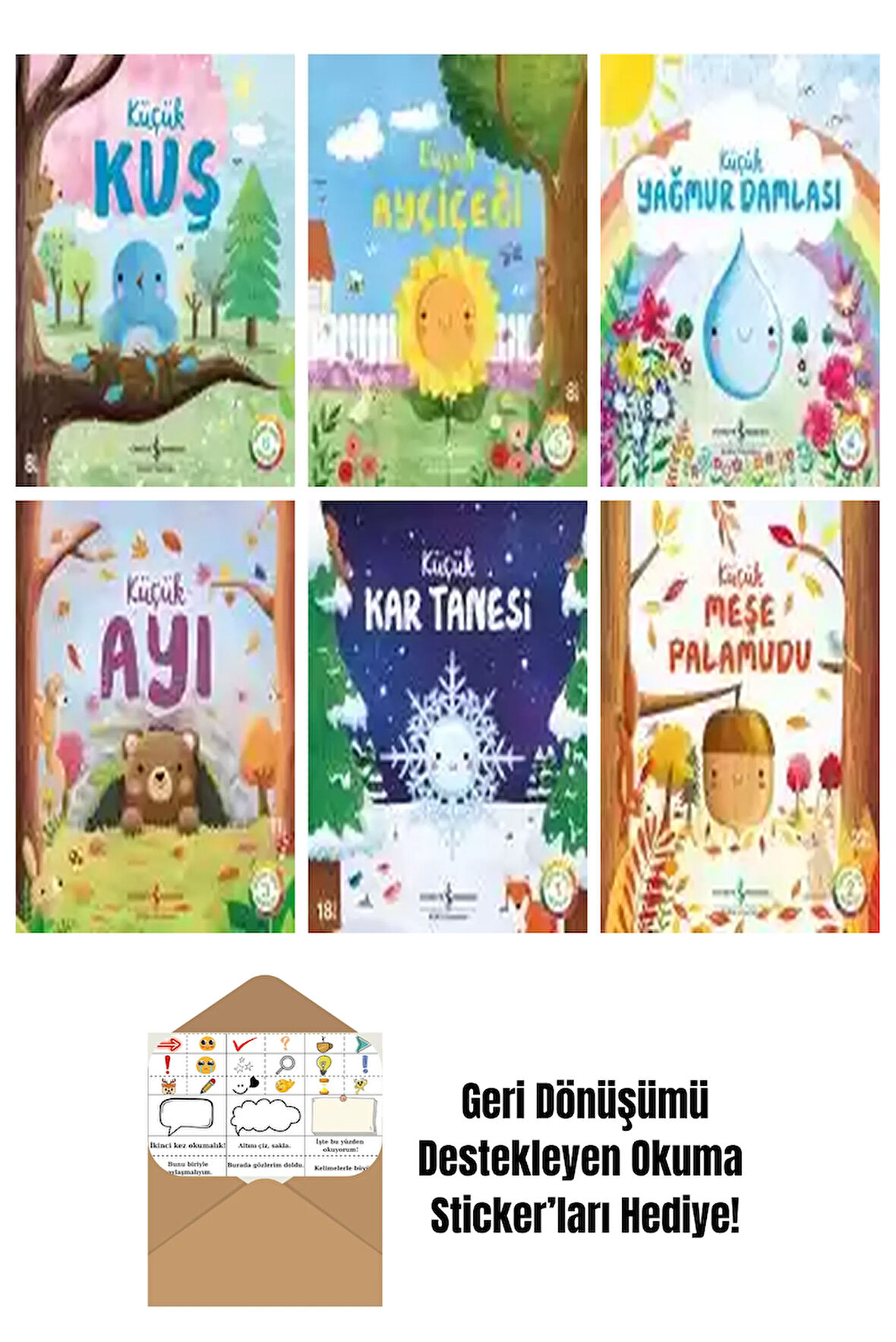 Gina Maldonado 6 Kitap Seti + Okuma Sticker'ları