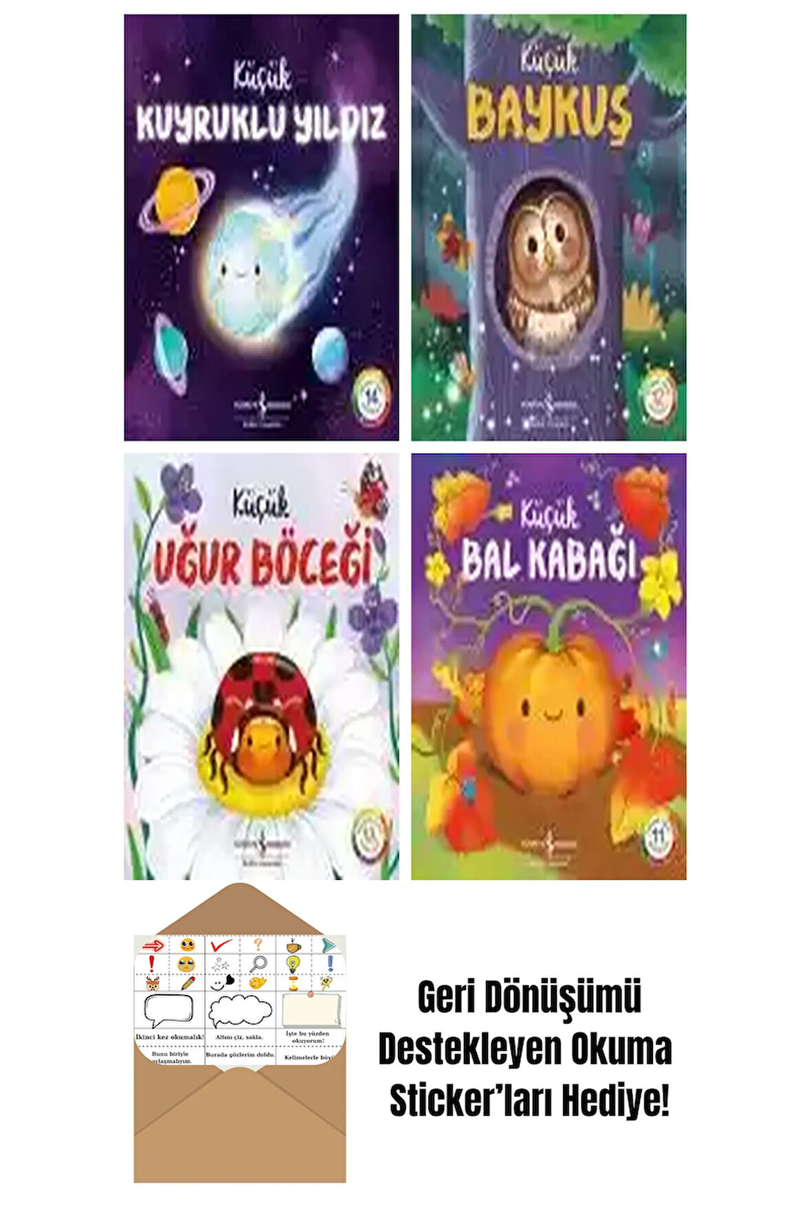 Gisela Bohórquez 4 Kitap Seti + Okuma Sticker'ları
