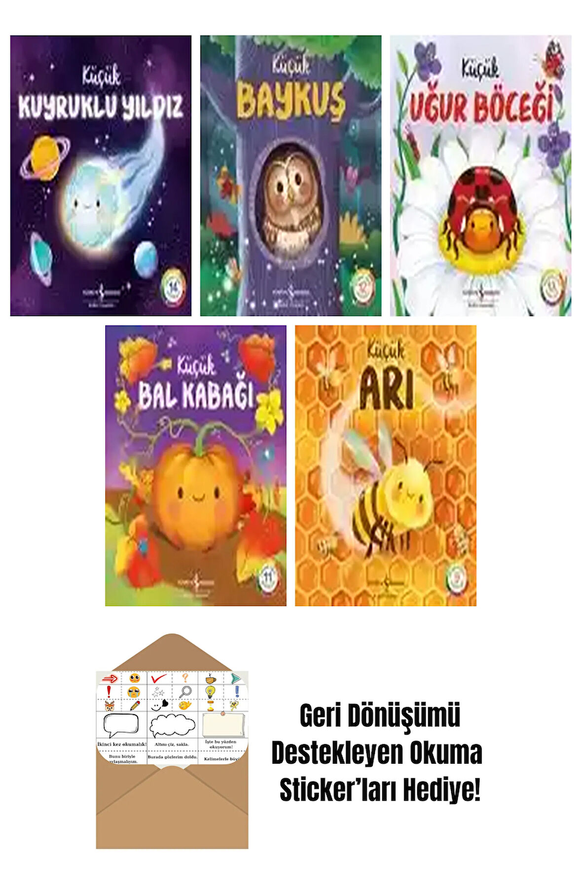Gisela Bohórquez 5 Kitap Seti + Okuma Sticker'ları