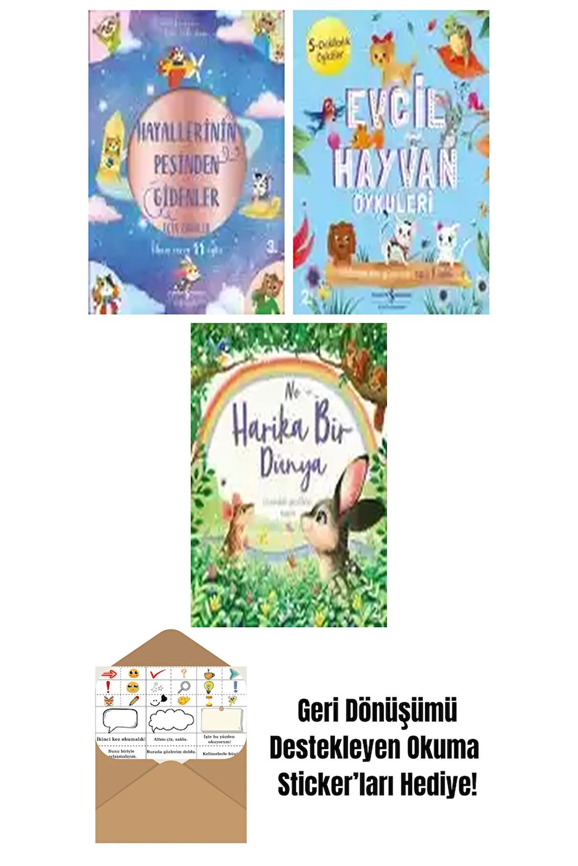 Hannah Campling 3 Kitap Seti + Okuma Sticker'ları