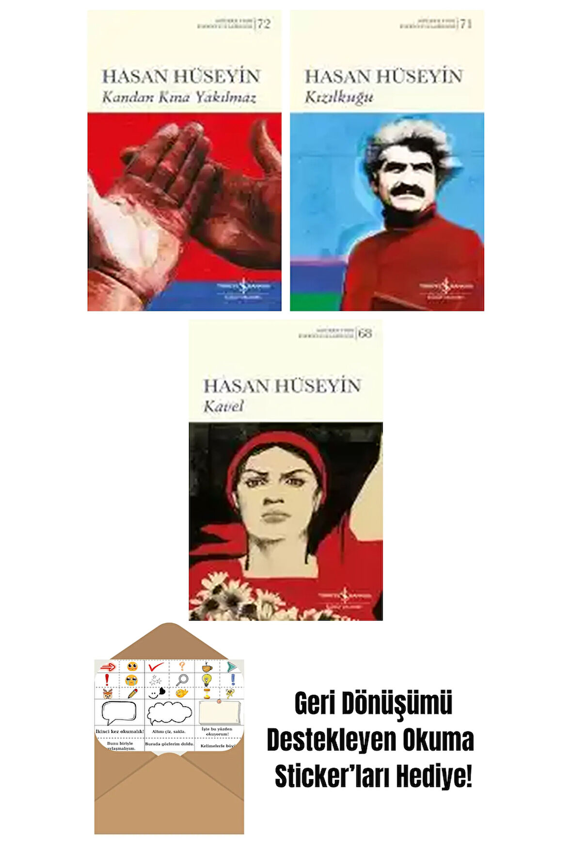 Hasan Hüseyin 3 Kitap Seti + Okuma Sticker'ları