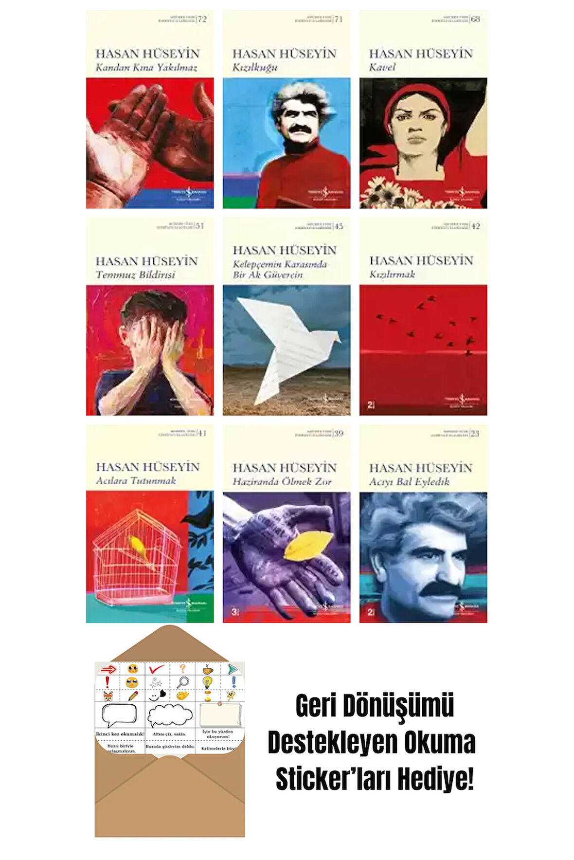 Hasan Hüseyin 9 Kitap Seti + Okuma Sticker'ları