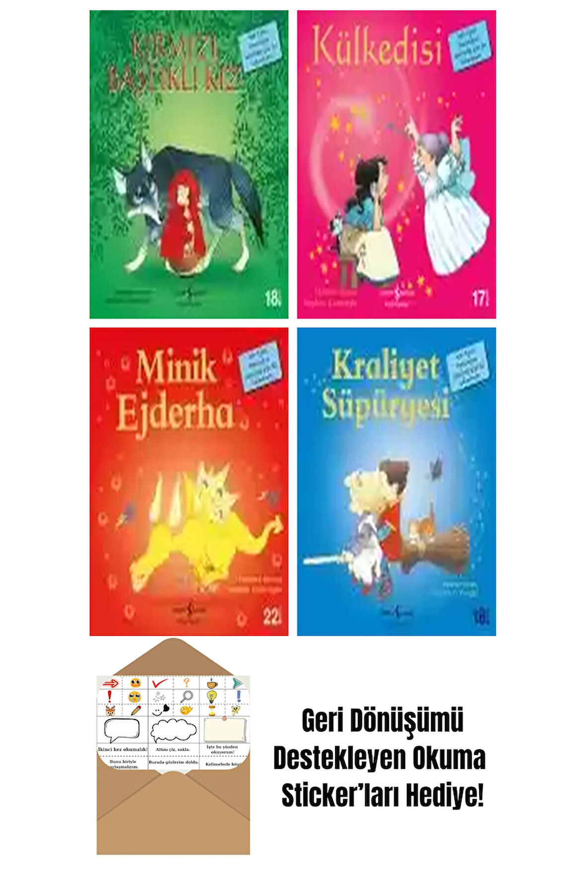 Heather Amery 4 Kitap Seti + Okuma Sticker'ları