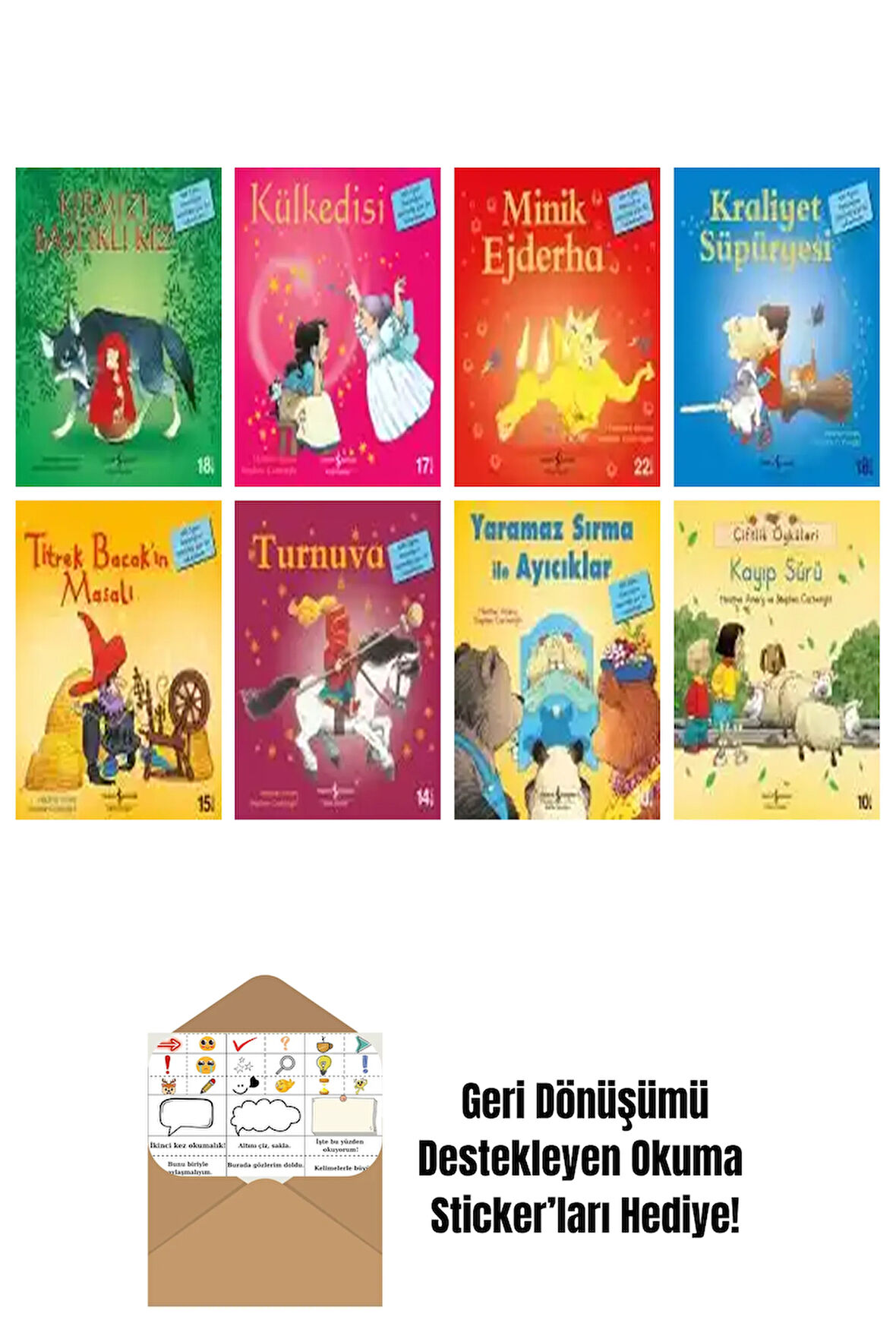 Heather Amery 8 Kitap Seti + Okuma Sticker'ları