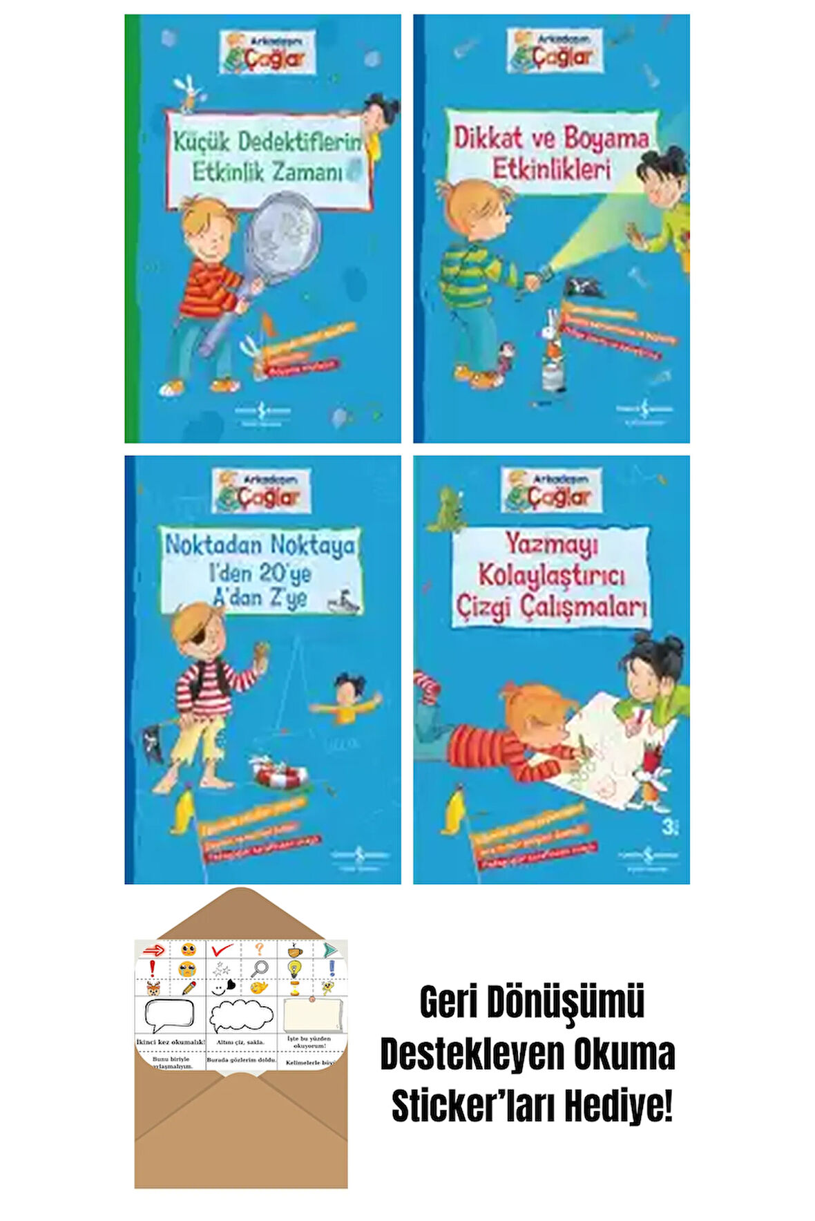 Heidrun Bonnet 4 Kitap Seti + Okuma Sticker'ları