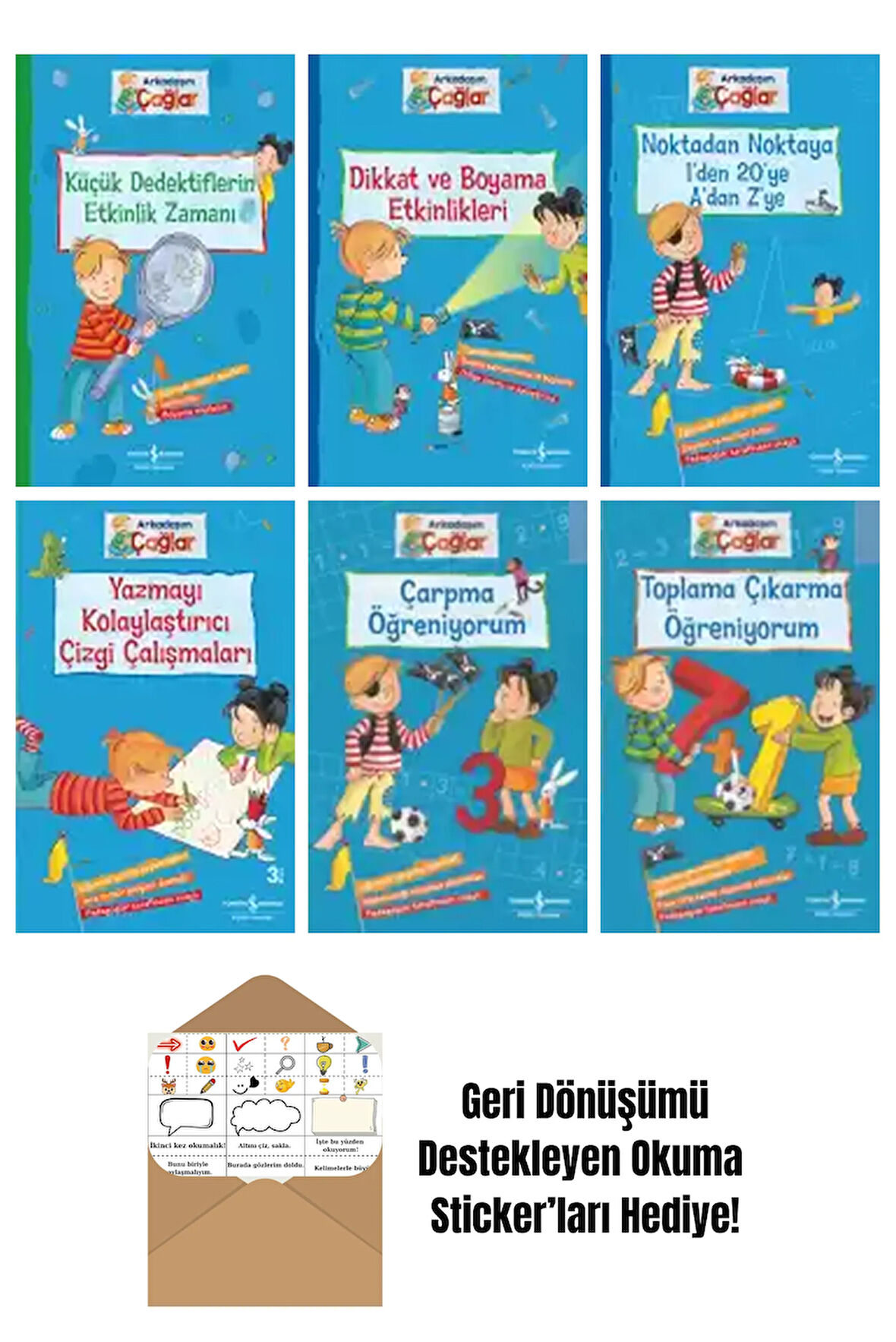 Heidrun Bonnet 6 Kitap Seti + Okuma Sticker'ları