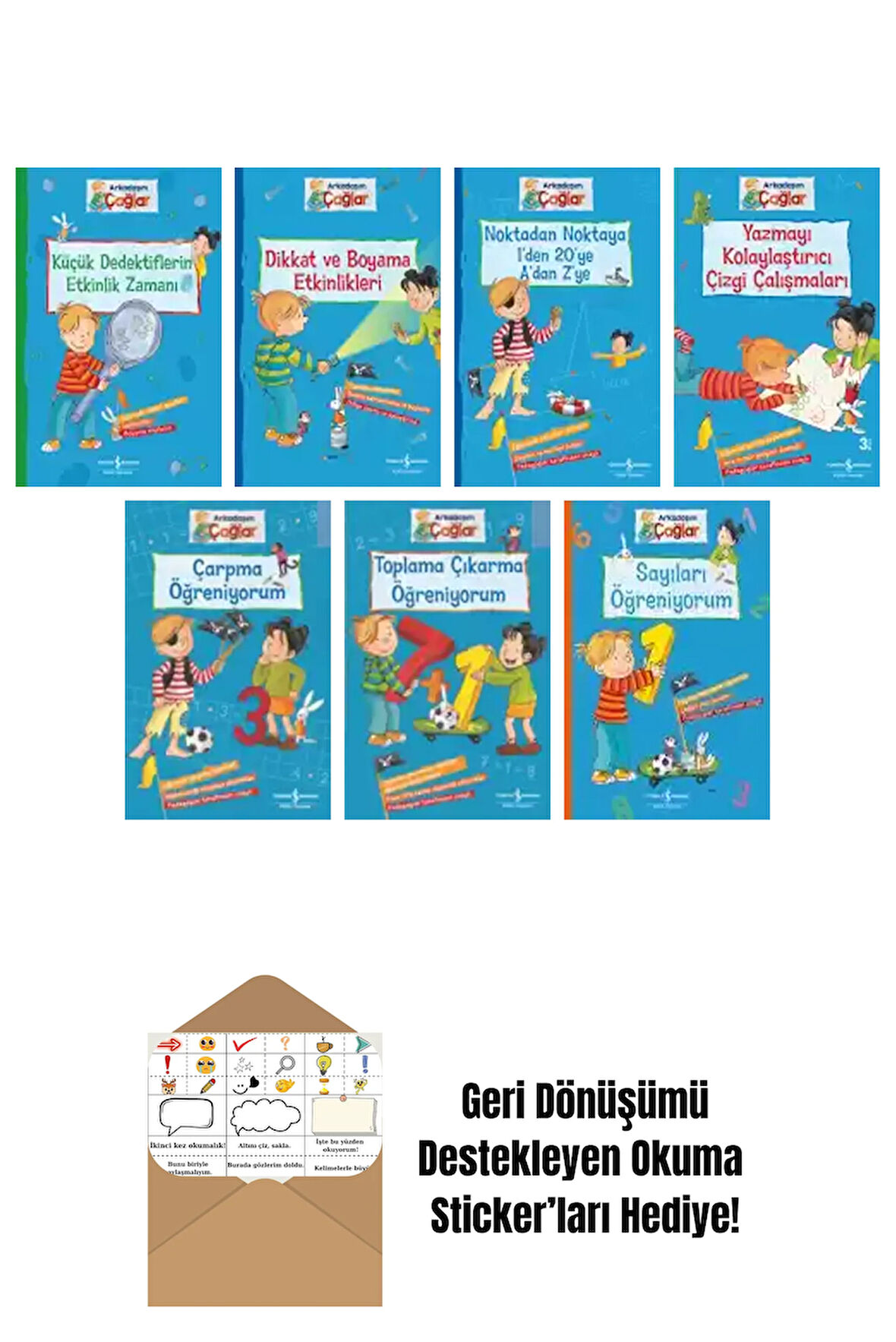 Heidrun Bonnet 7 Kitap Seti + Okuma Sticker'ları