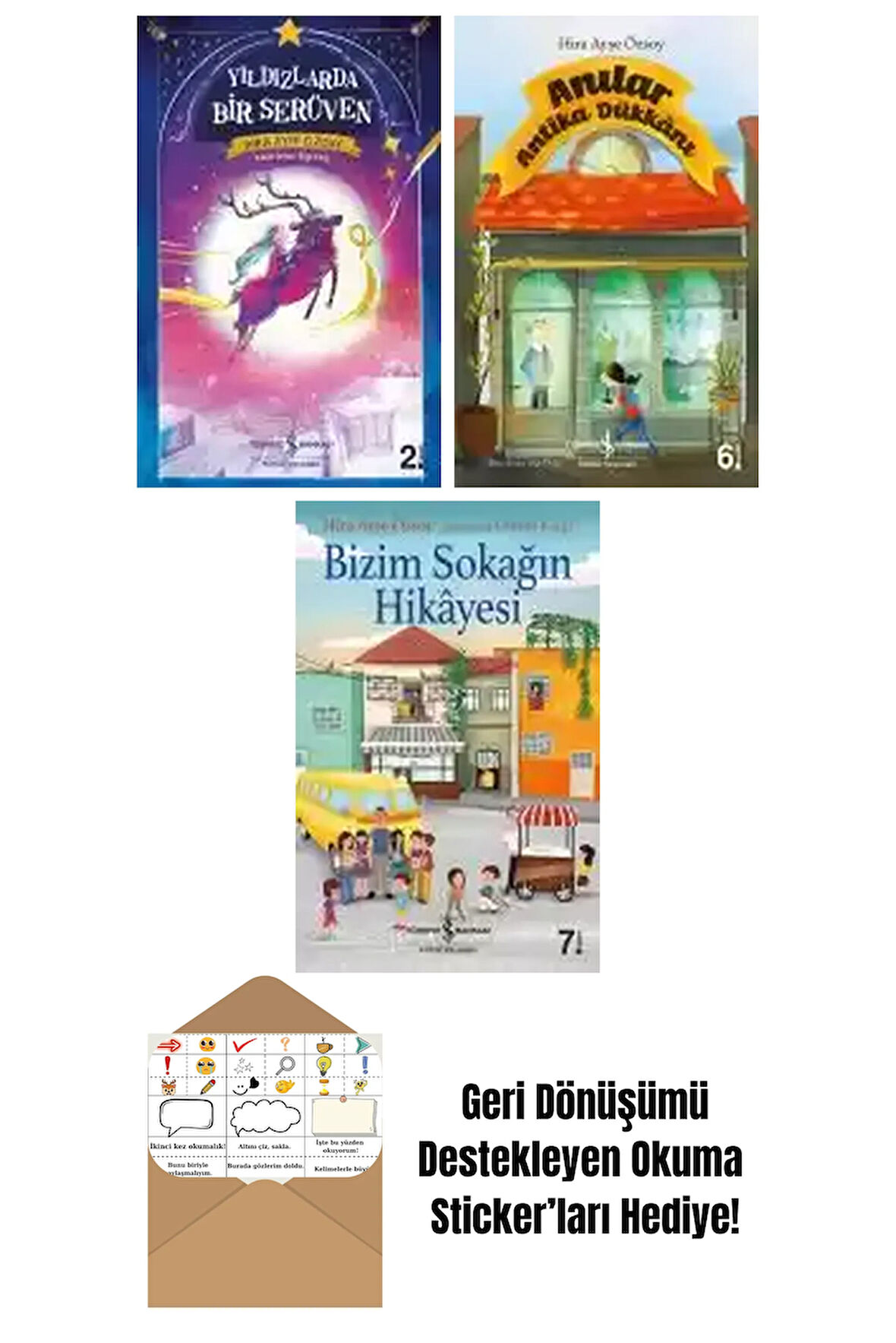Hira Ayşe Özsoy 3 Kitap Seti + Okuma Sticker'ları