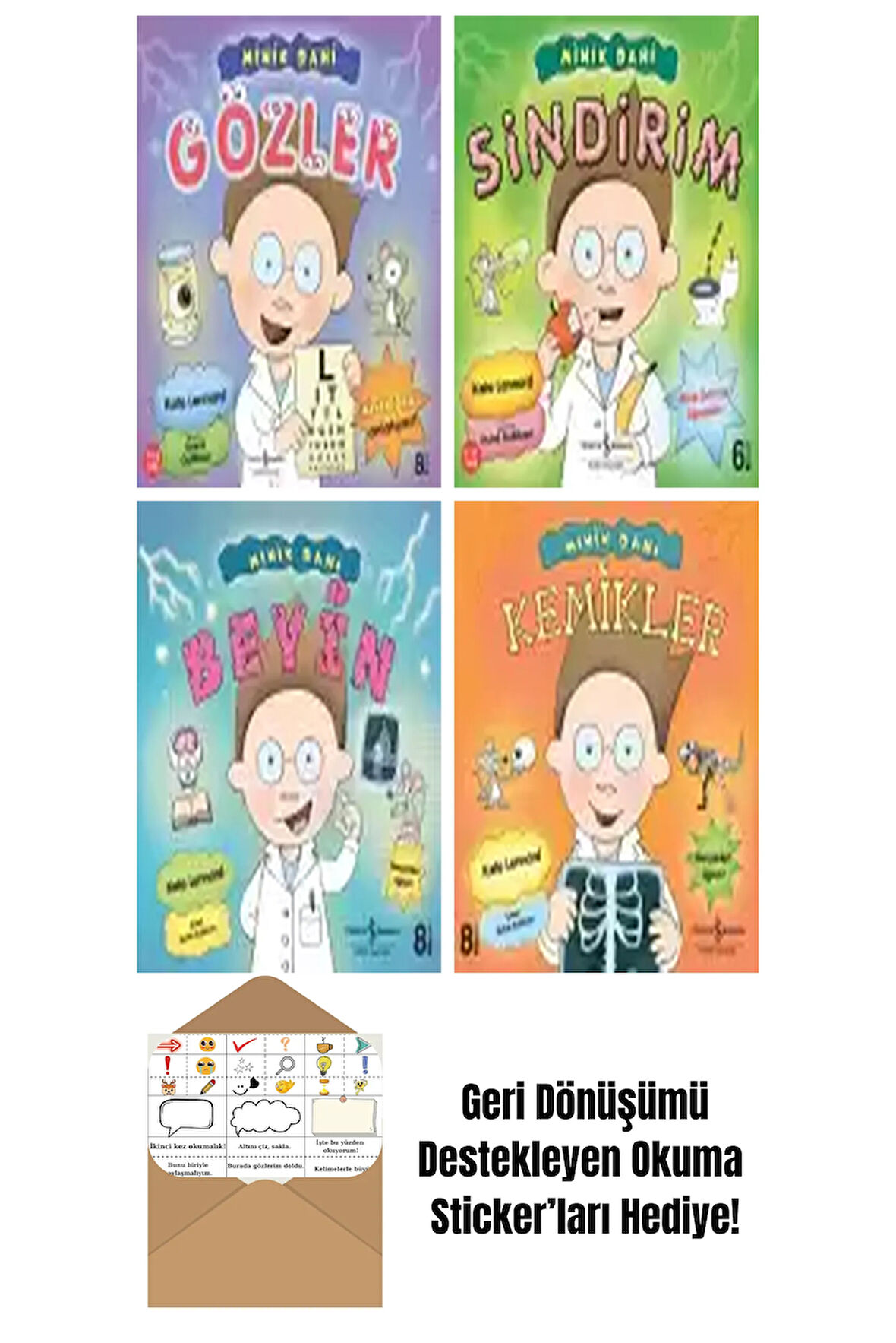 Kate Lennard 4 Kitap Seti + Okuma Sticker'ları