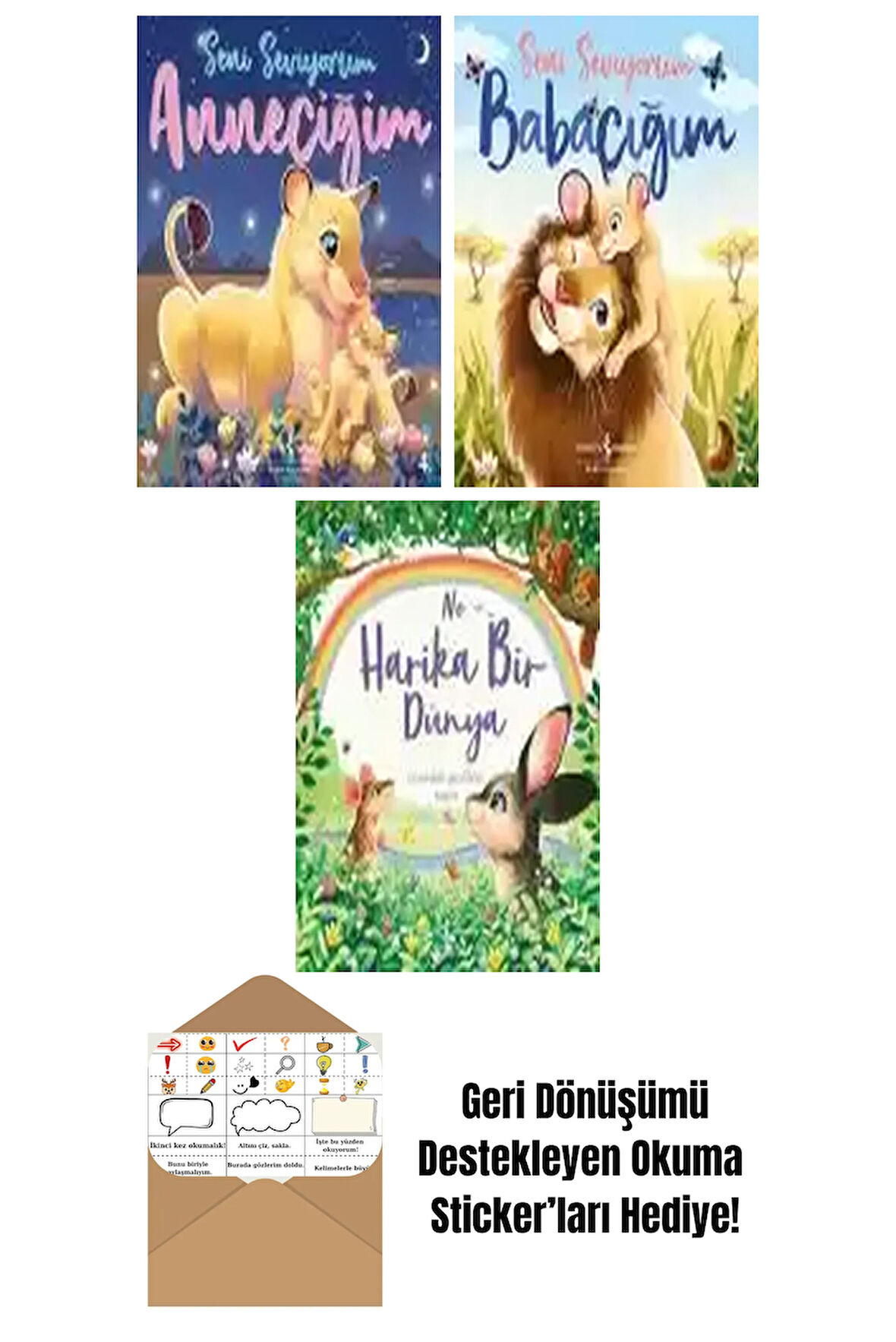 Kathryn İnkson 3 Kitap Seti + Okuma Sticker'ları