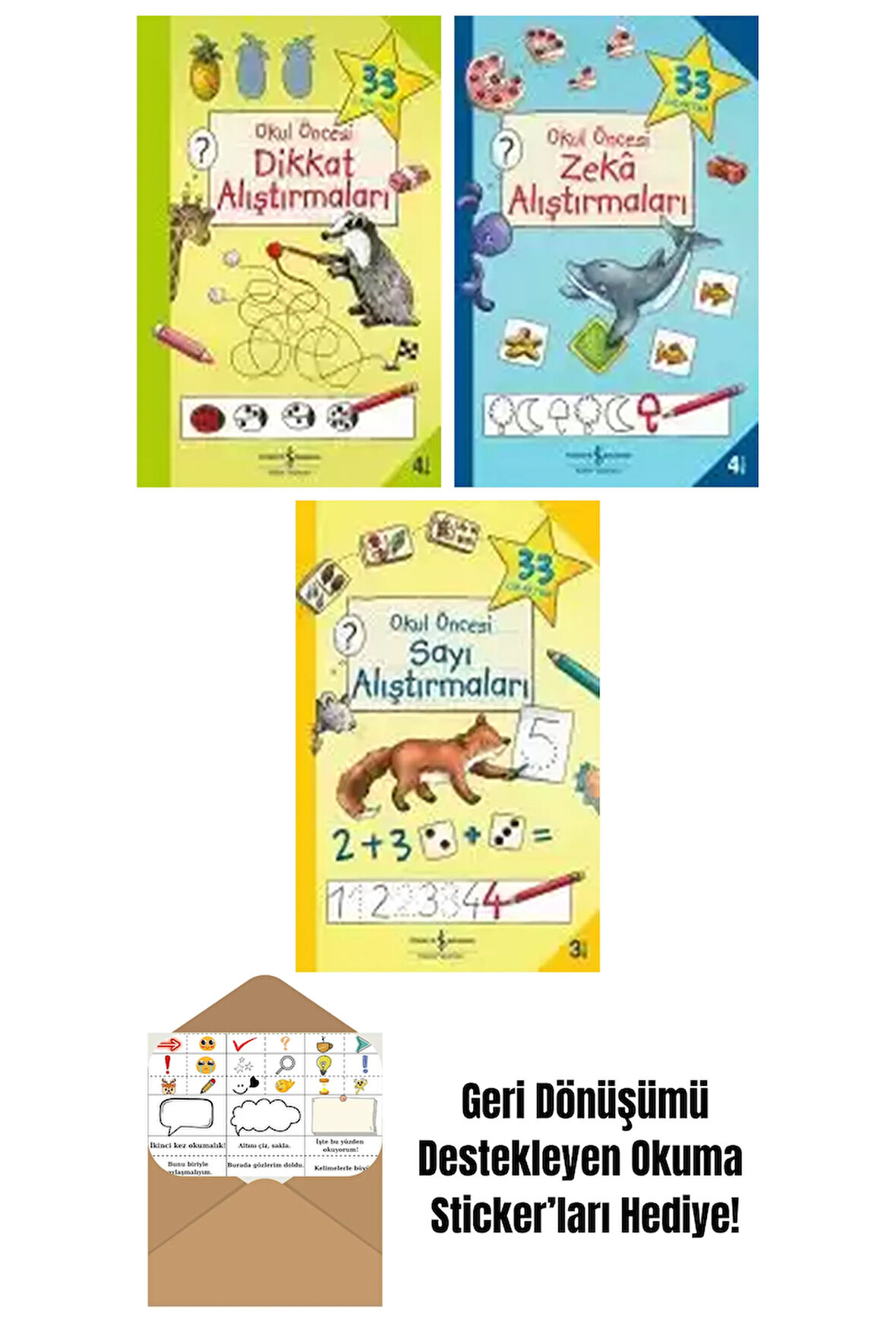 Katja Kiefer 3 Kitap Seti + Okuma Sticker'ları