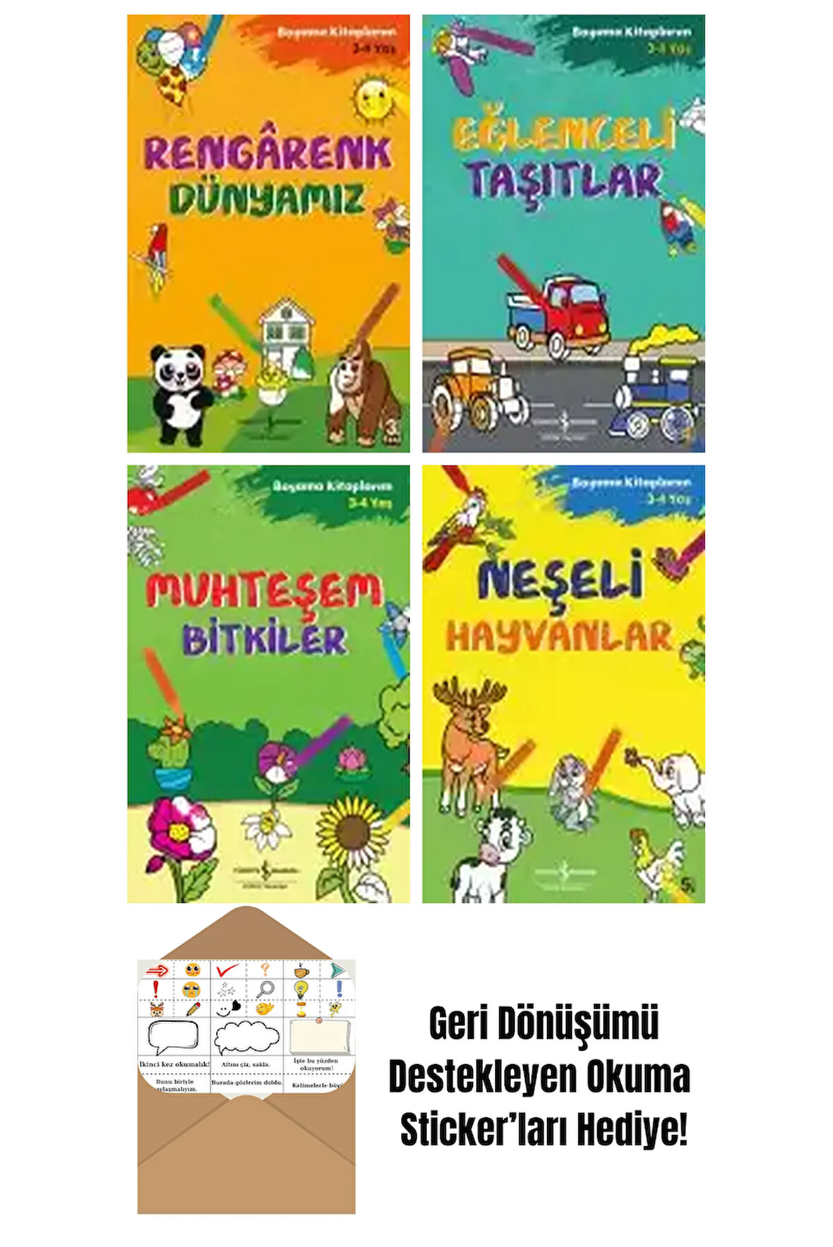 Mahir Ulaş Baytöre 4 Kitap Seti + Okuma Sticker'ları