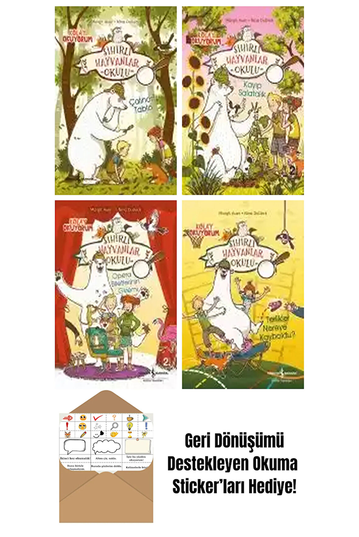 Margit Auer 4 Kitap Seti + Okuma Sticker'ları