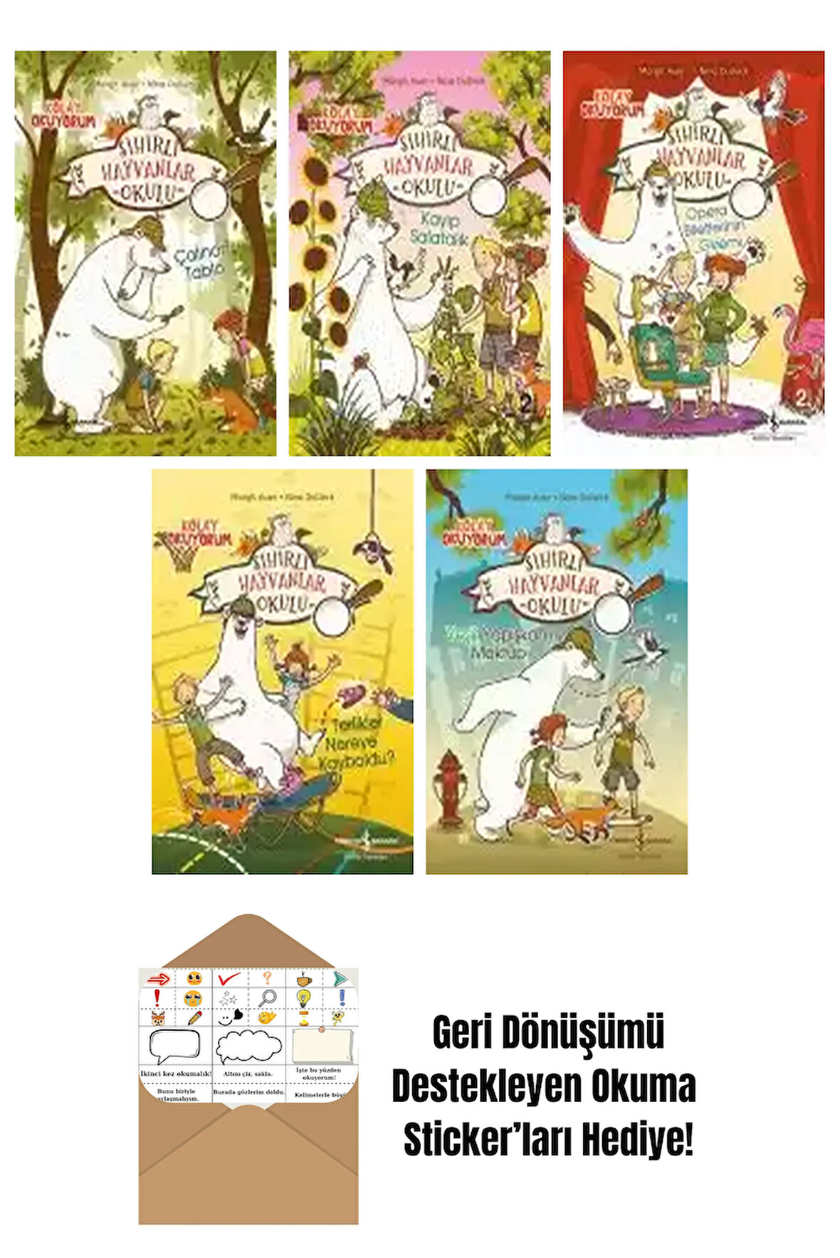 Margit Auer 5 Kitap Seti + Okuma Sticker'ları