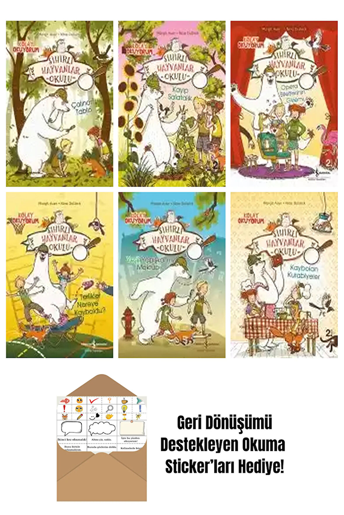 Margit Auer 6 Kitap Seti + Okuma Sticker'ları