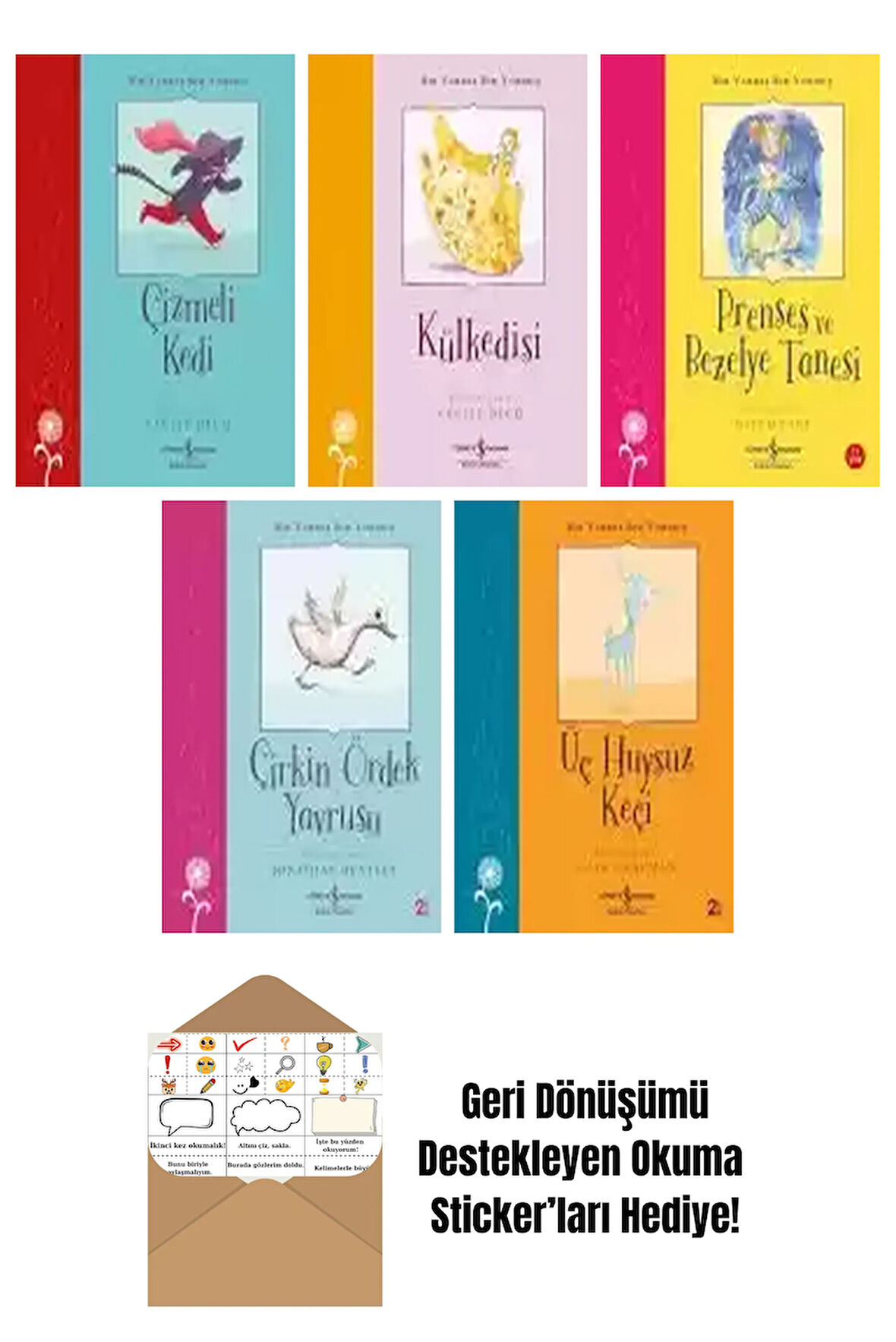 Margrete Lamond 5 Kitap Seti + Okuma Sticker'ları