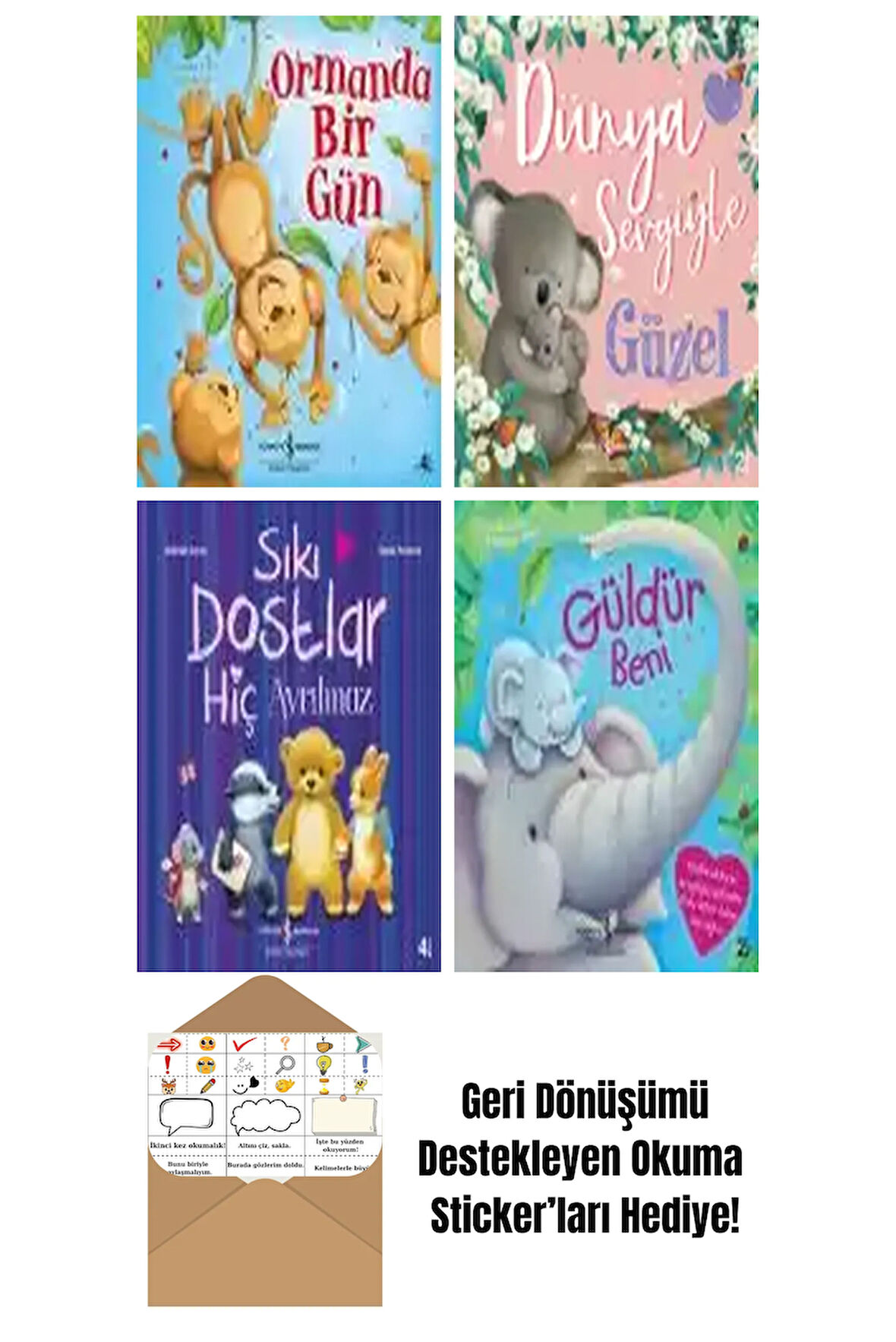 Melanie Joyce 4 Kitap Seti + Okuma Sticker'ları