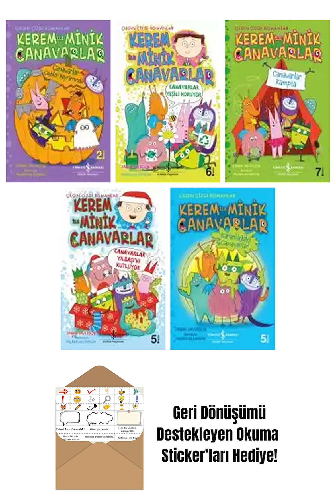 Melanie Williamson 5 Kitap Seti + Okuma Sticker'ları