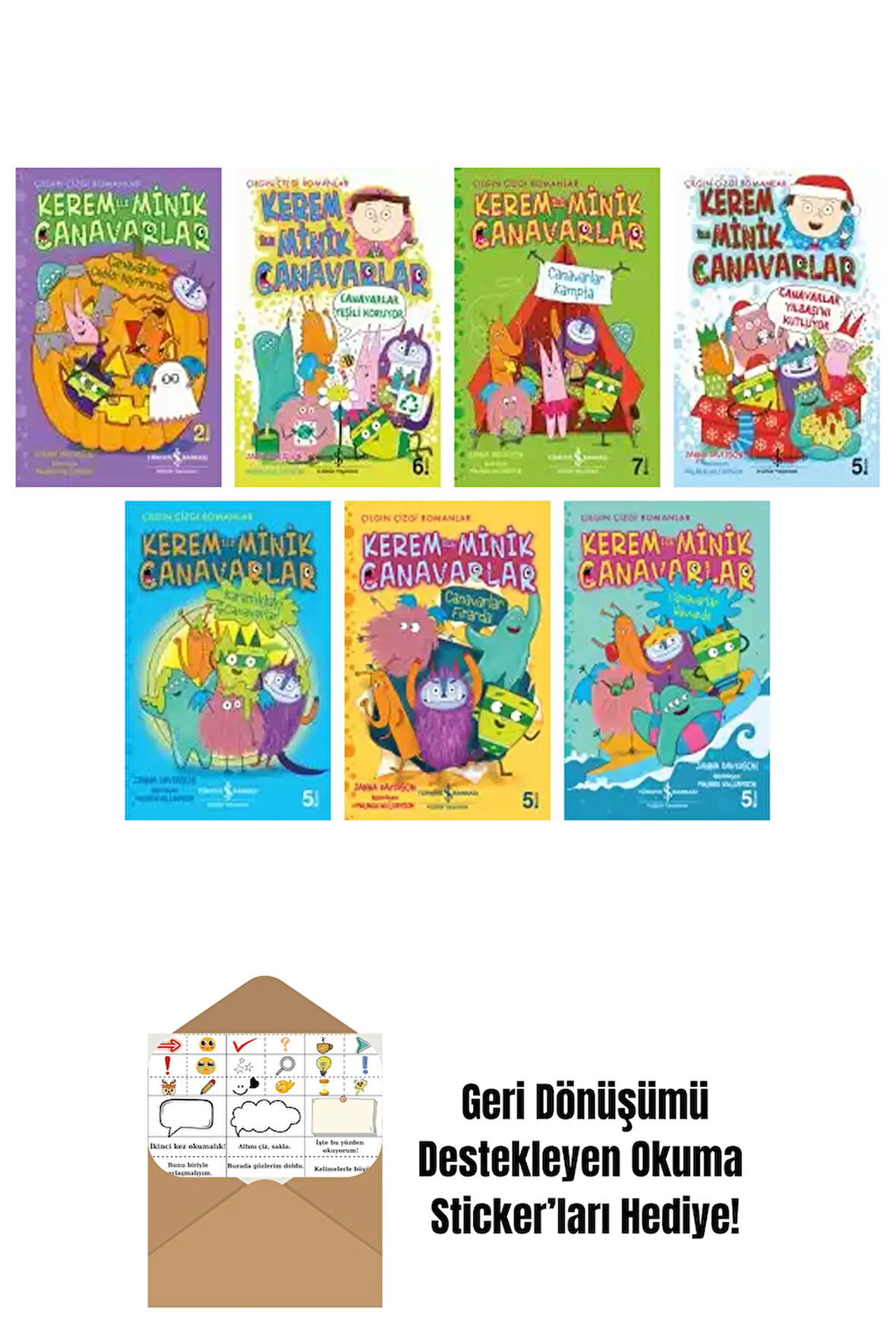 Melanie Williamson 7 Kitap Seti + Okuma Sticker'ları