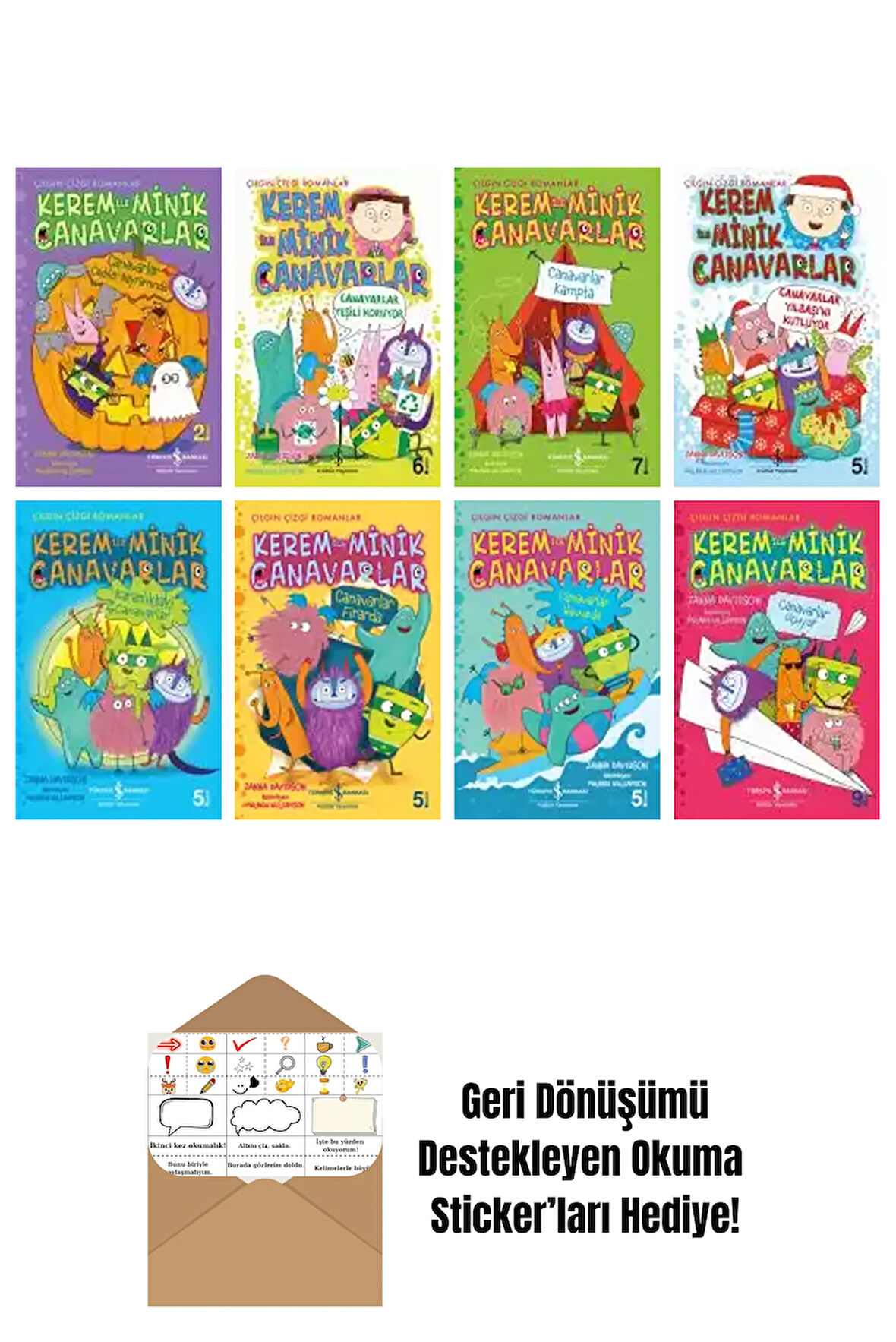 Melanie Williamson 8 Kitap Seti + Okuma Sticker'ları